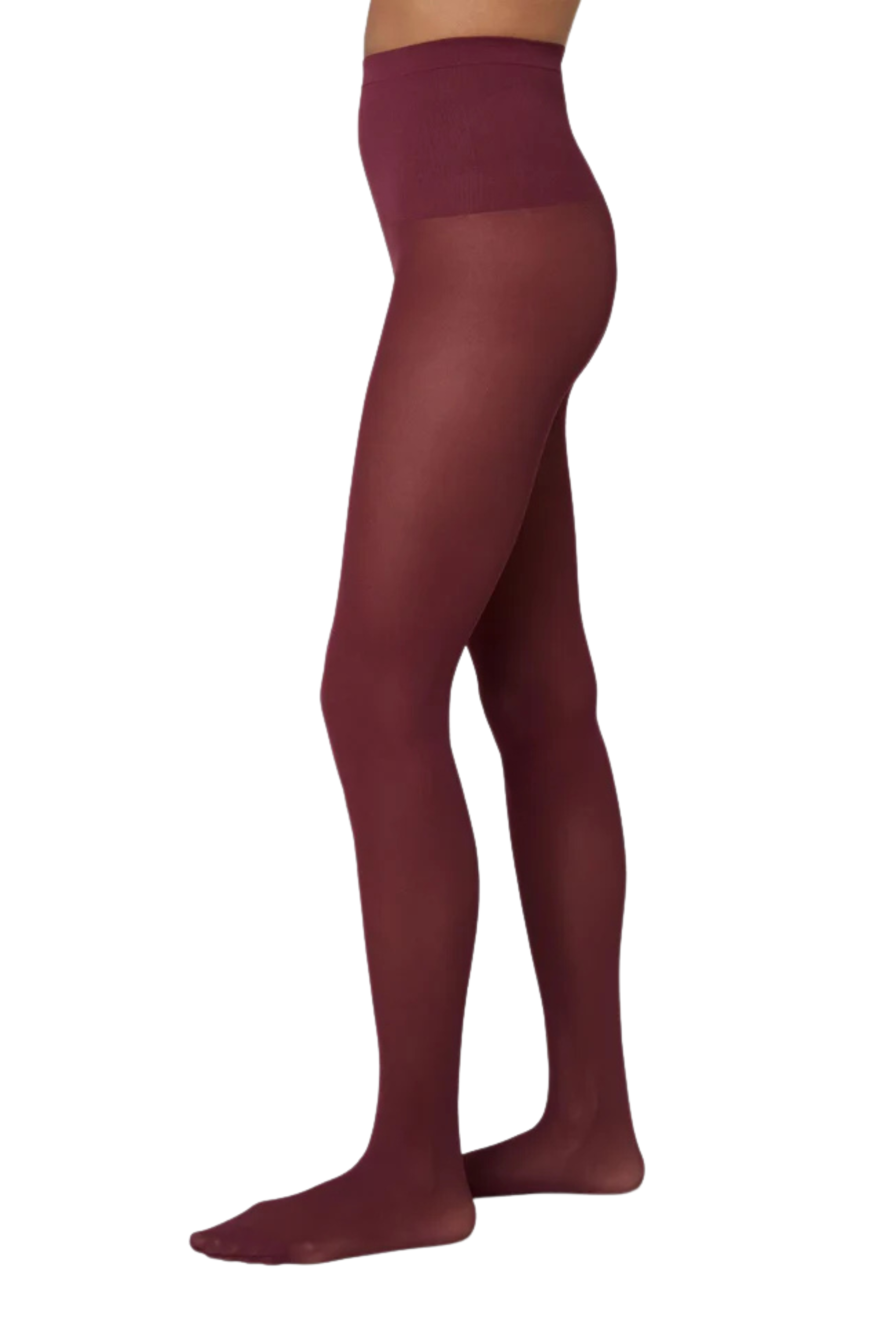 Olivia Premium Tights in Deep Red
