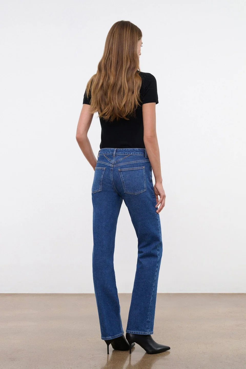 Teddy Stretch Straight Jean 30 - Stone Blue