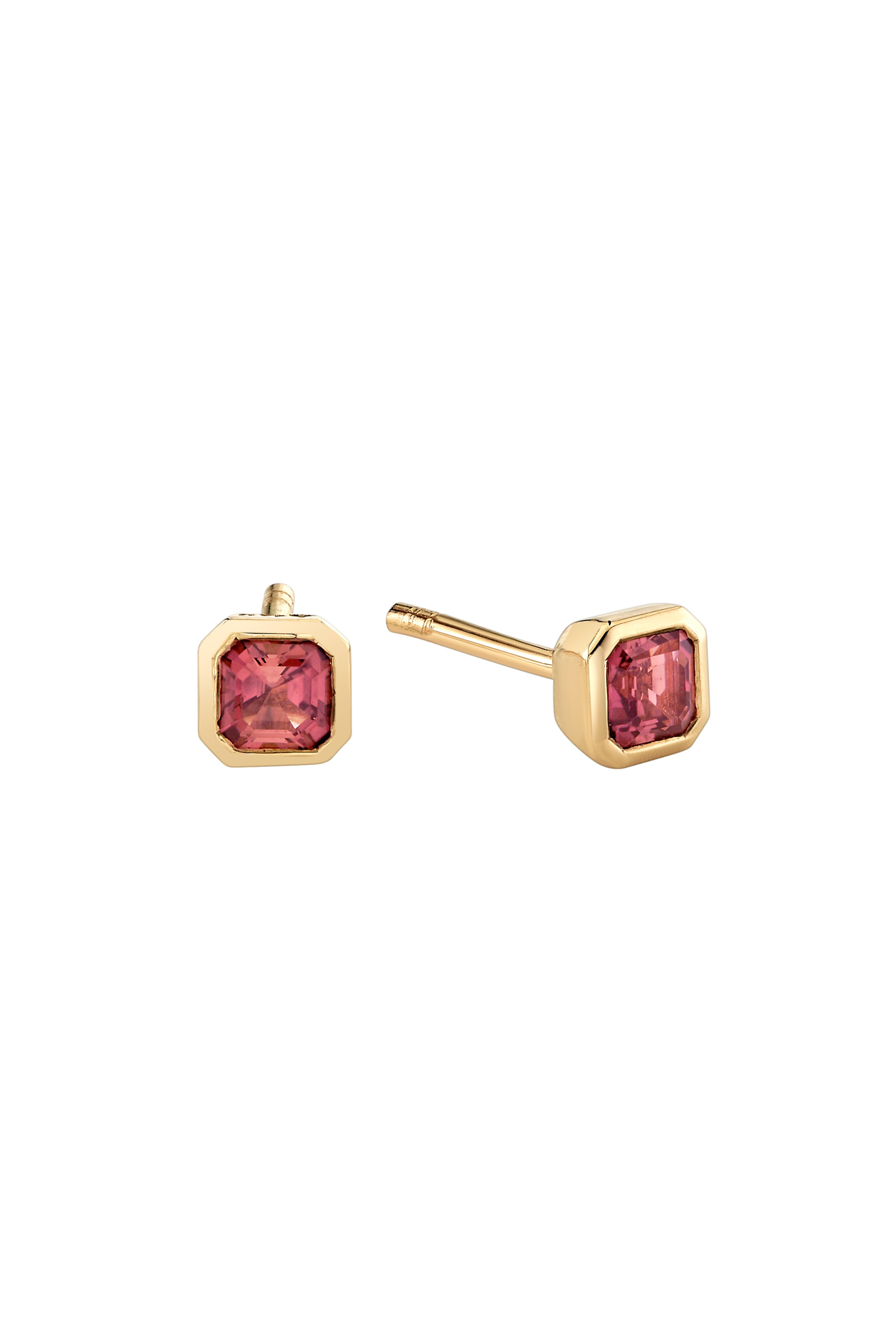 Petite Dahlia Asscher Studs