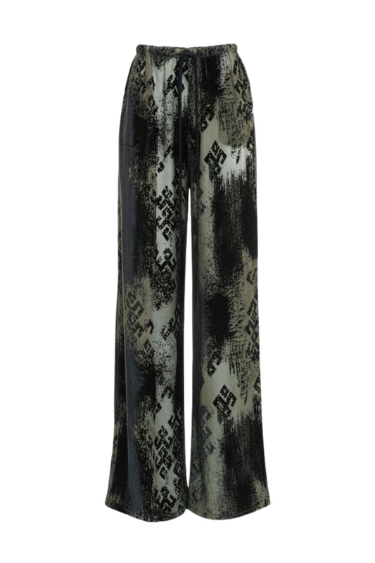 Wide Leg Trousers Pants in Multi