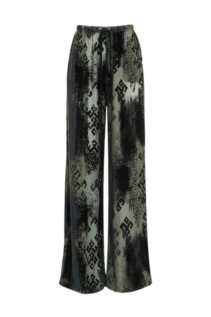 Wide Leg Trousers Pants in Multi