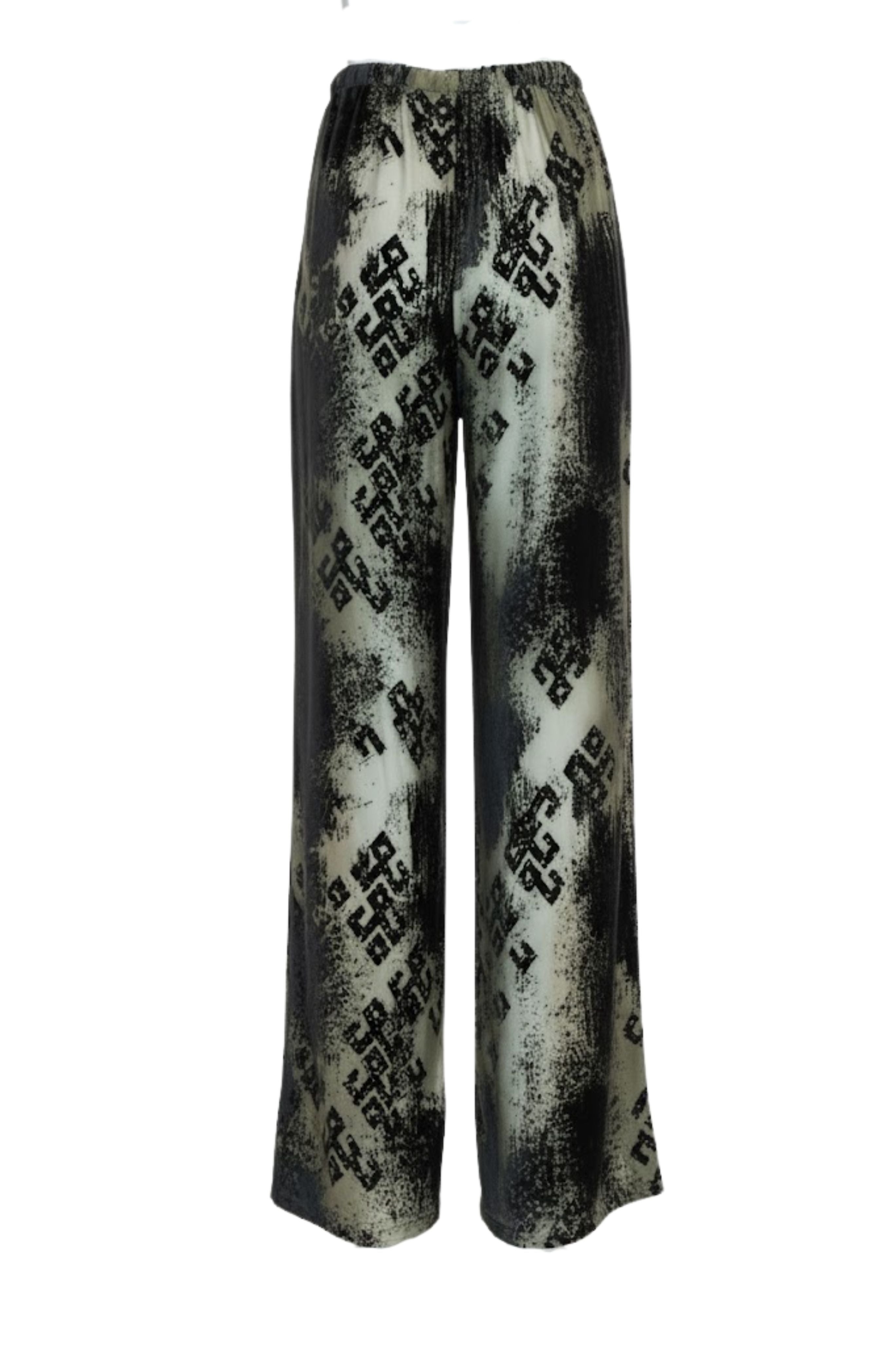 Wide Leg Trousers Pants in Multi