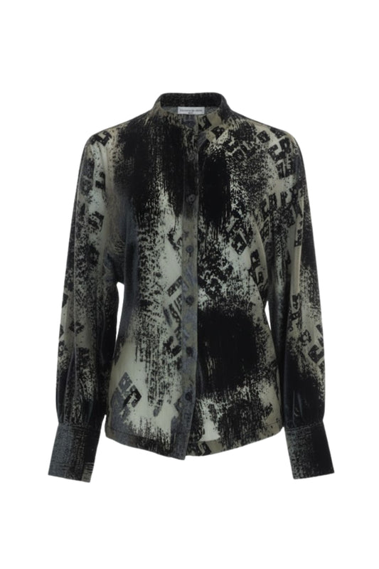 Droplet-Shoulder Shirt