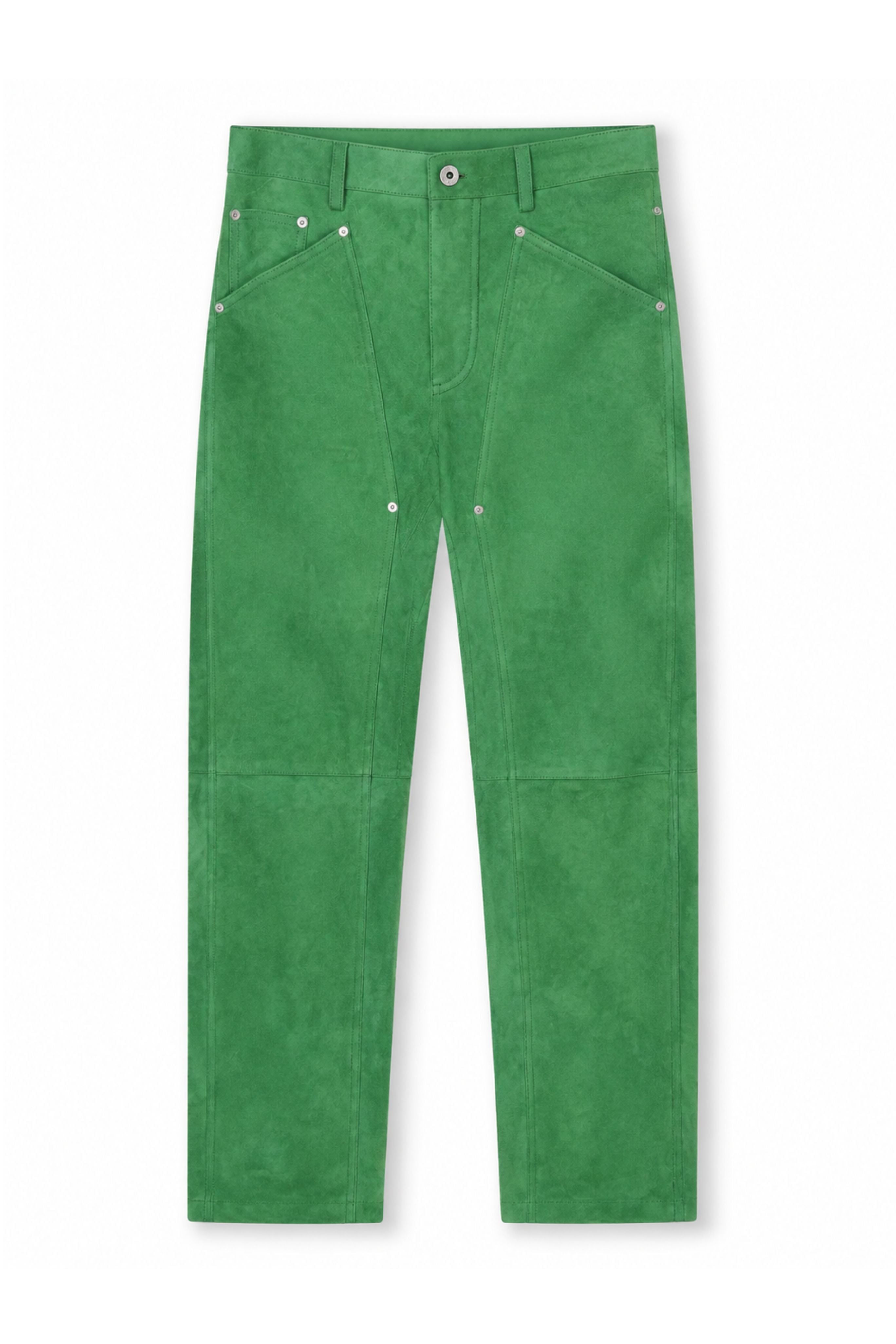Suede Leather Trousers
