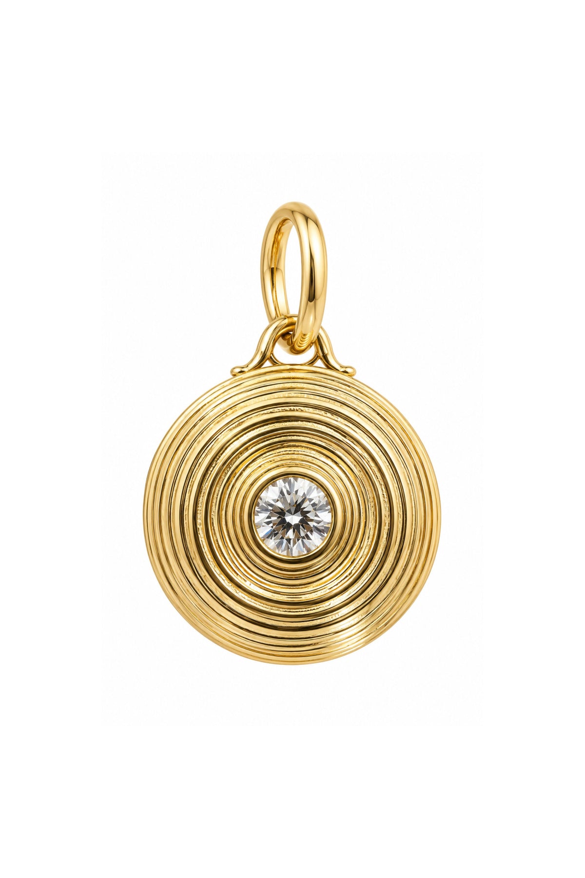 18k Endless Circle Pendant