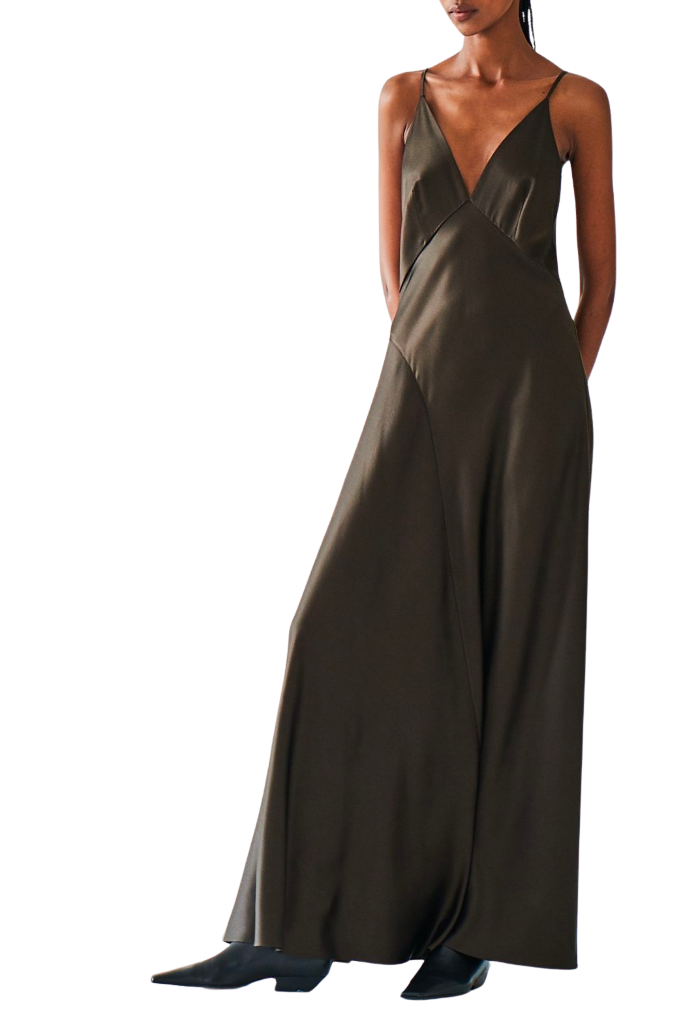 Grace Slip in Brown