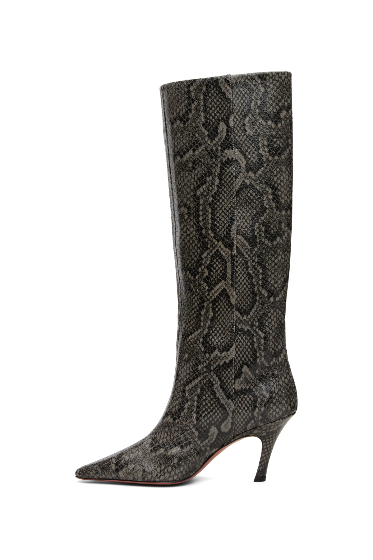 Mona 80 Knee-High Boots in Grey