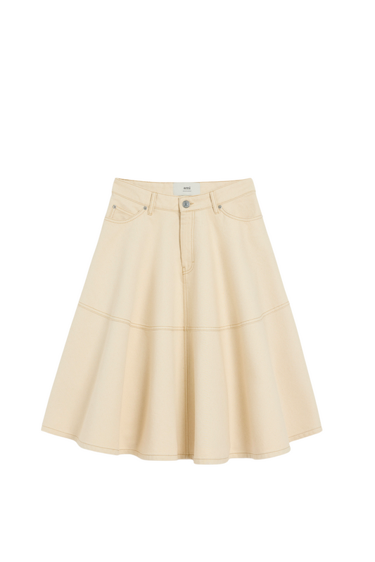 Denim Midi Skirt