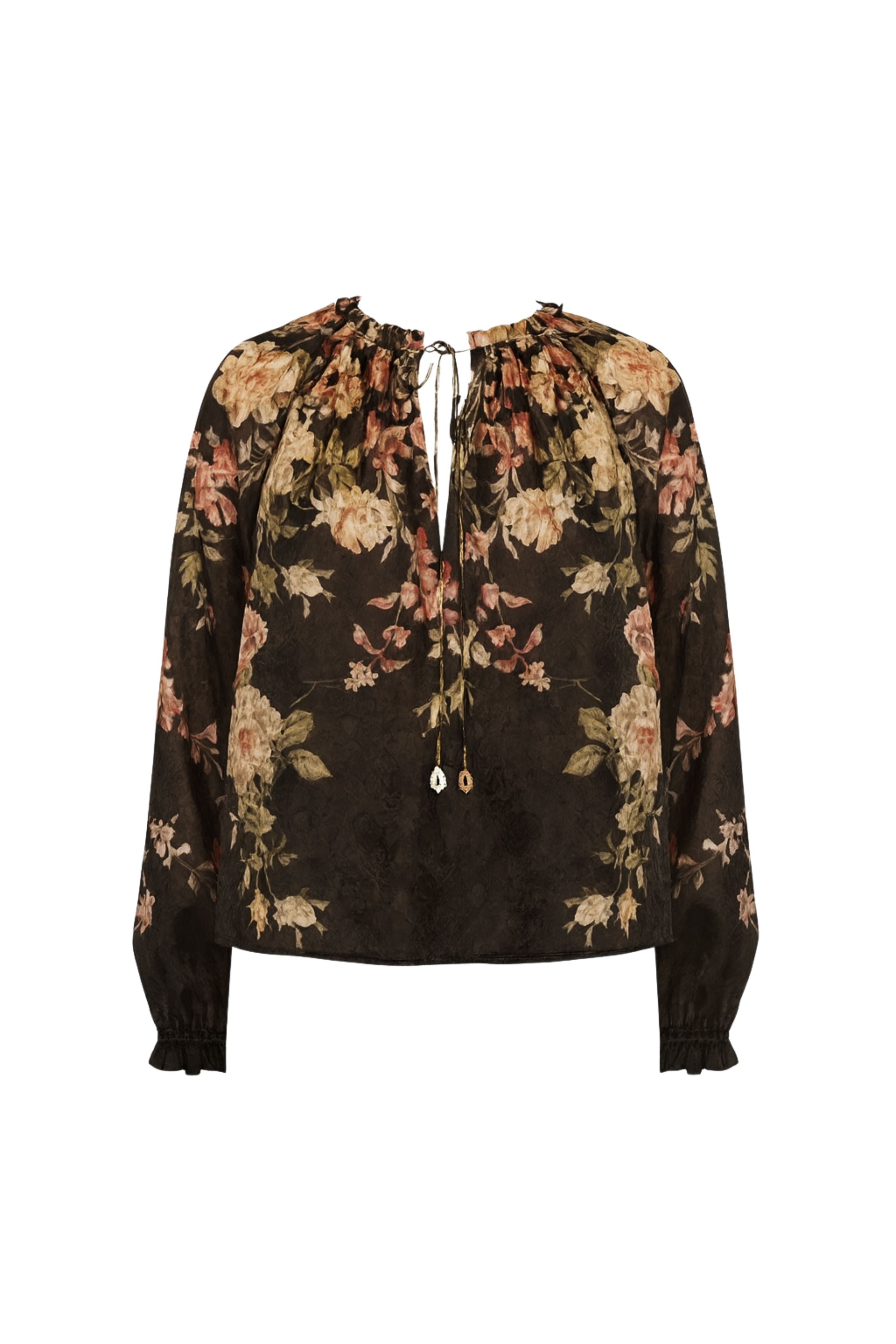 Jolie Print Long Sleeve Top