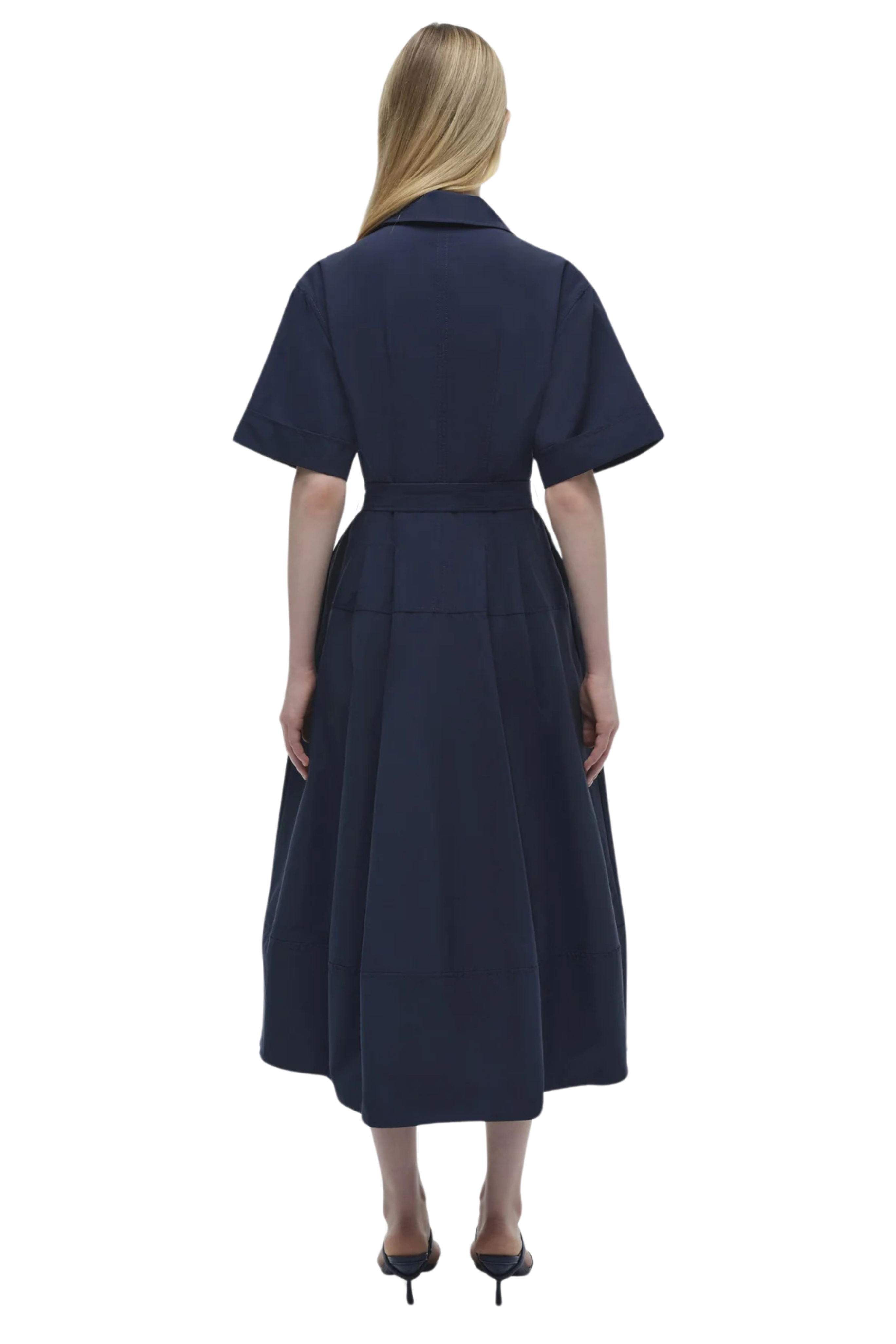 Deanna Belted Midi Dress