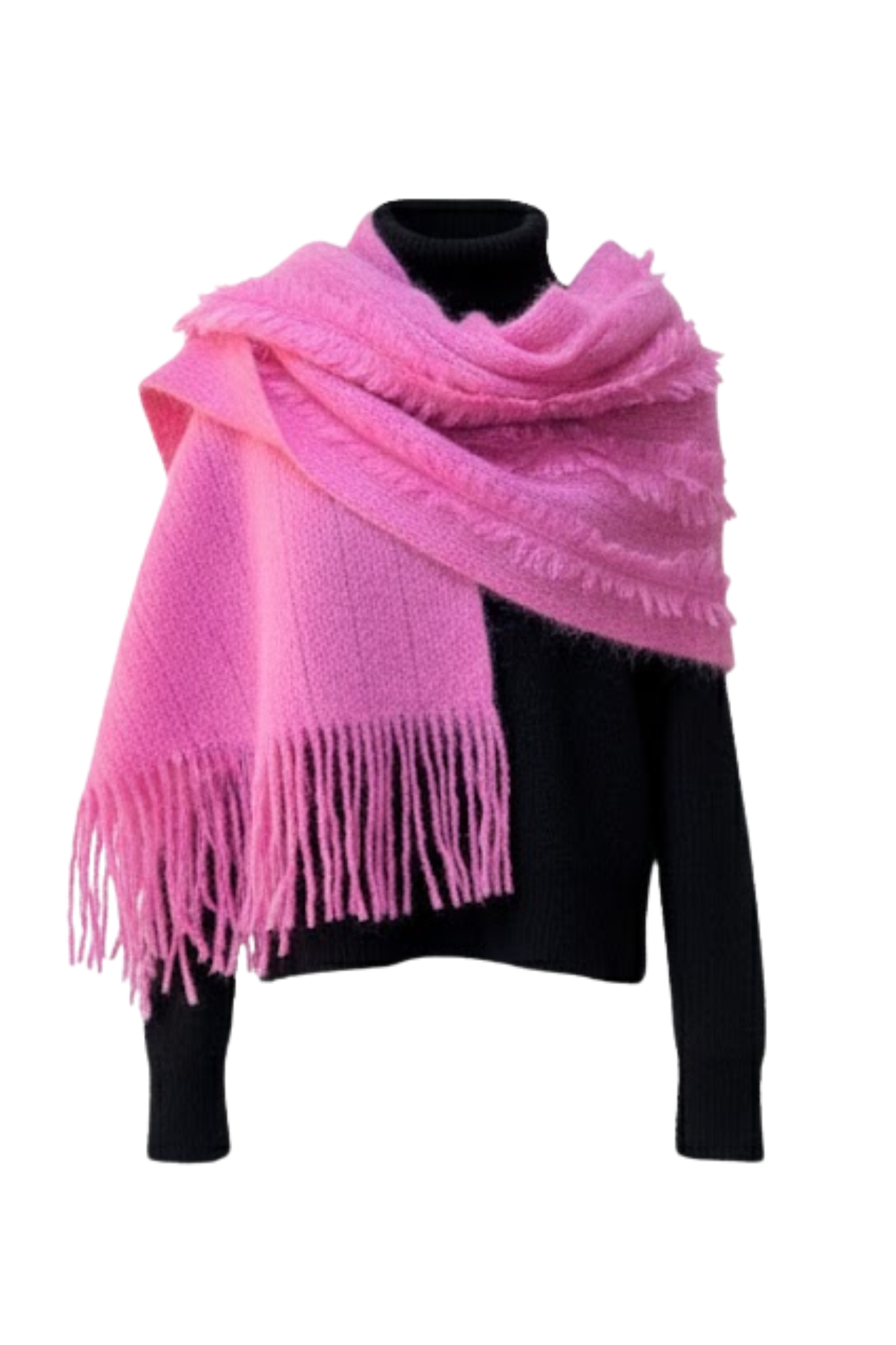 Shalom Scarf in Peony