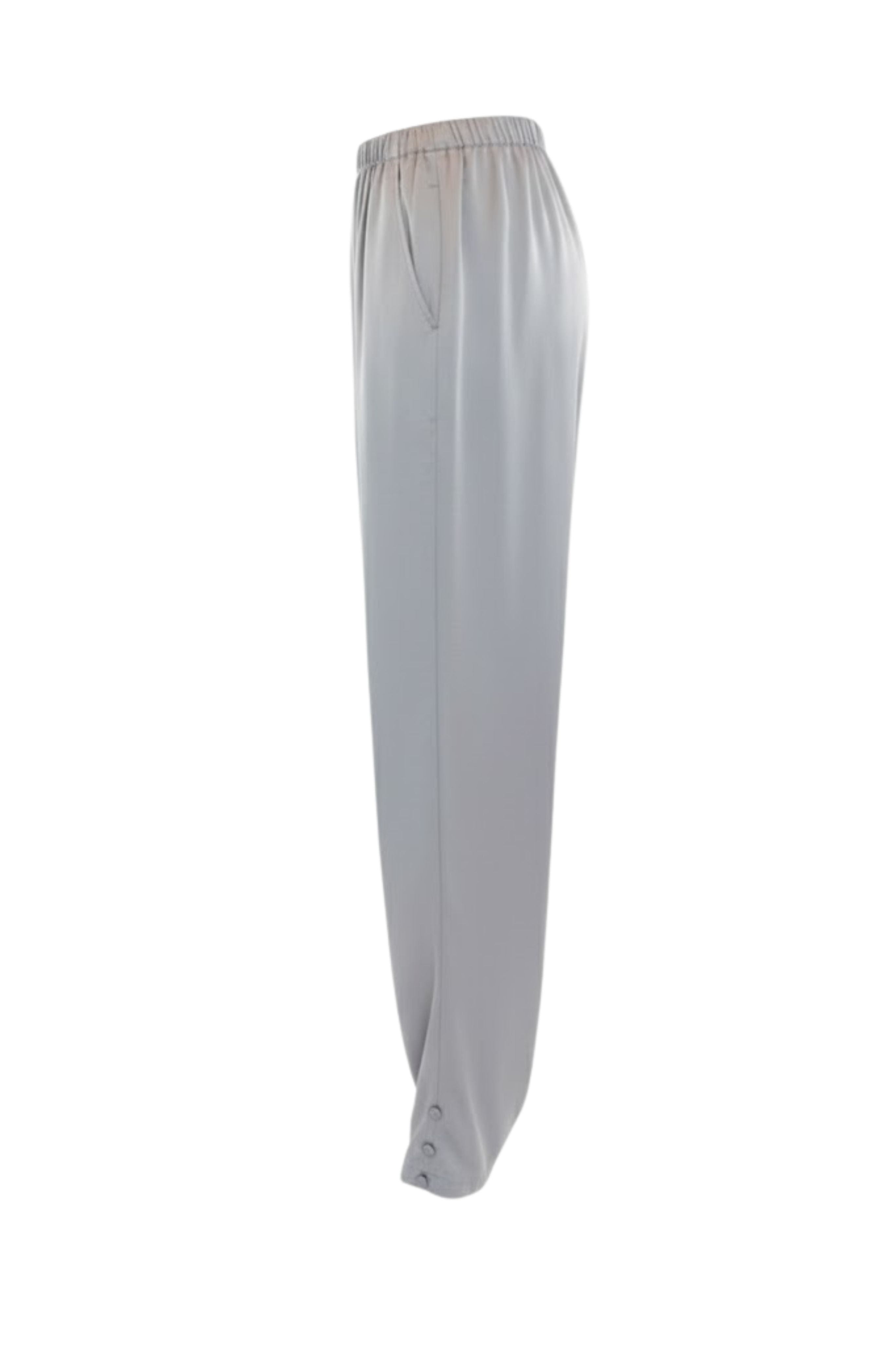Wide Leg Trousers Pants in Grey