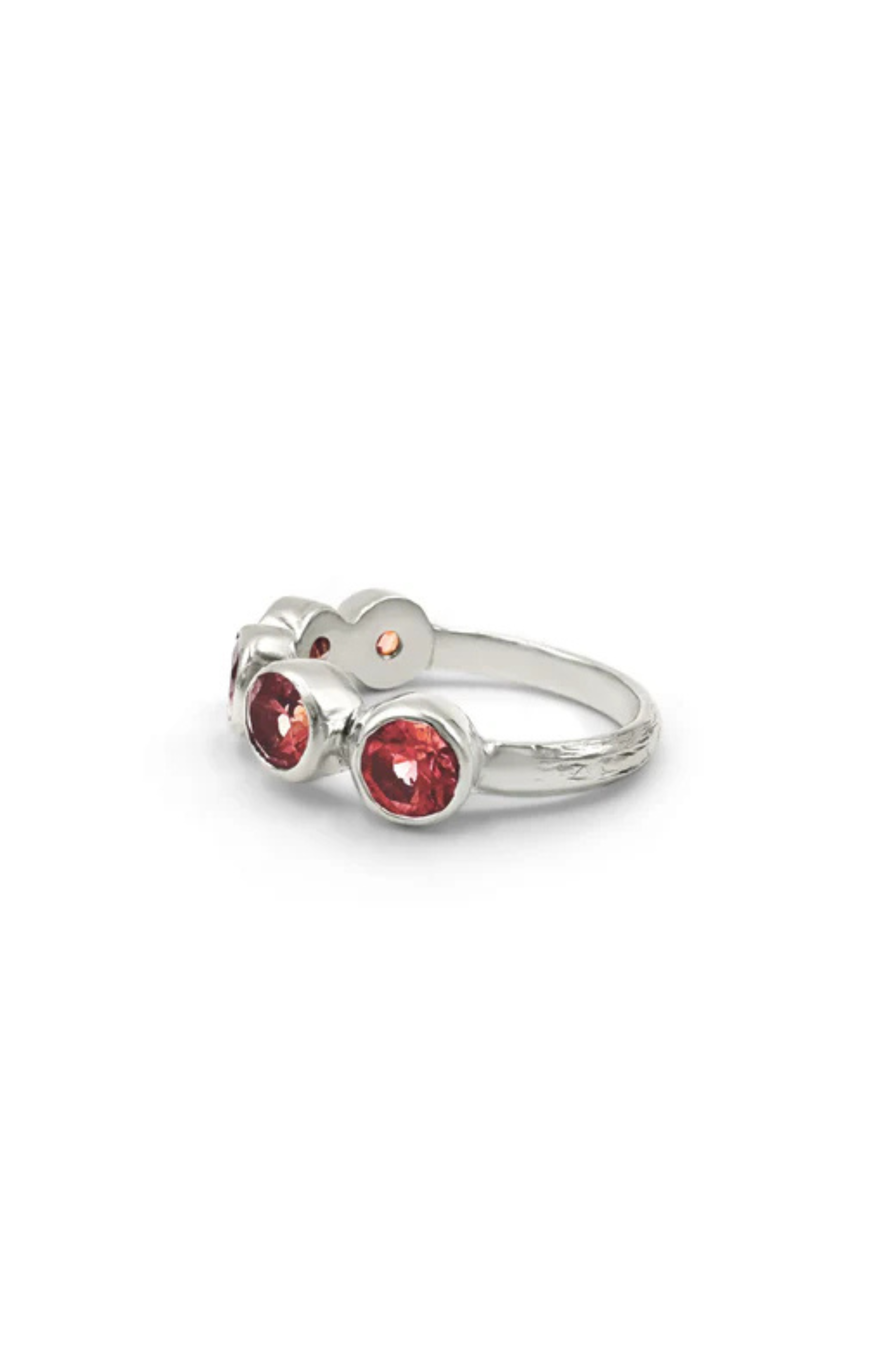 Brilliant Orange Topaz Shimmer Ring