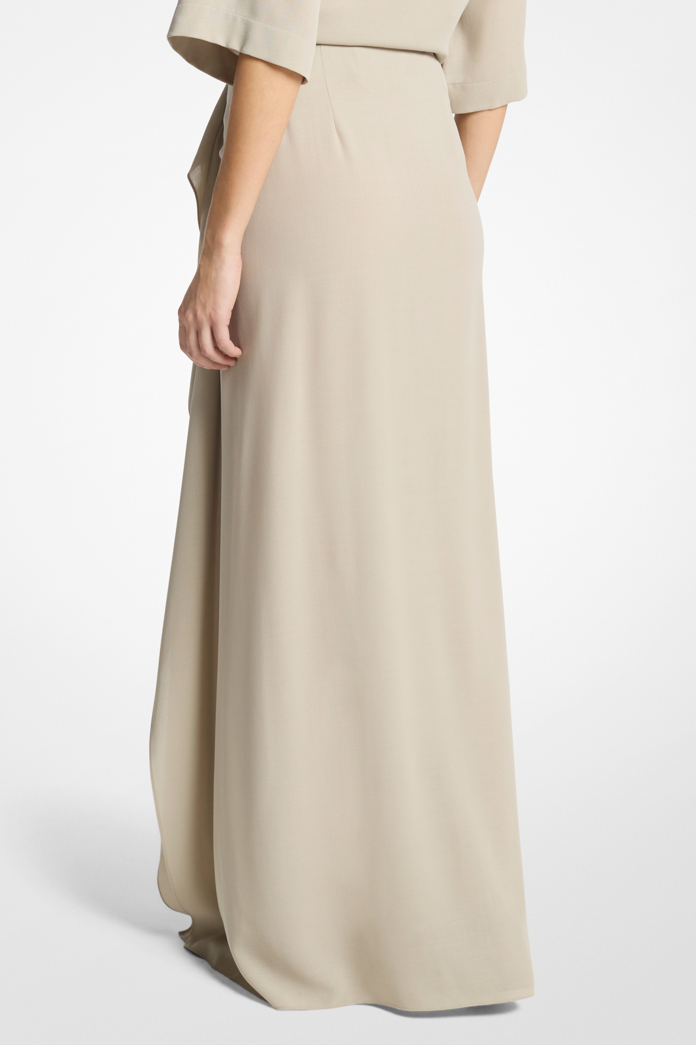 Draped Pareo Skirt