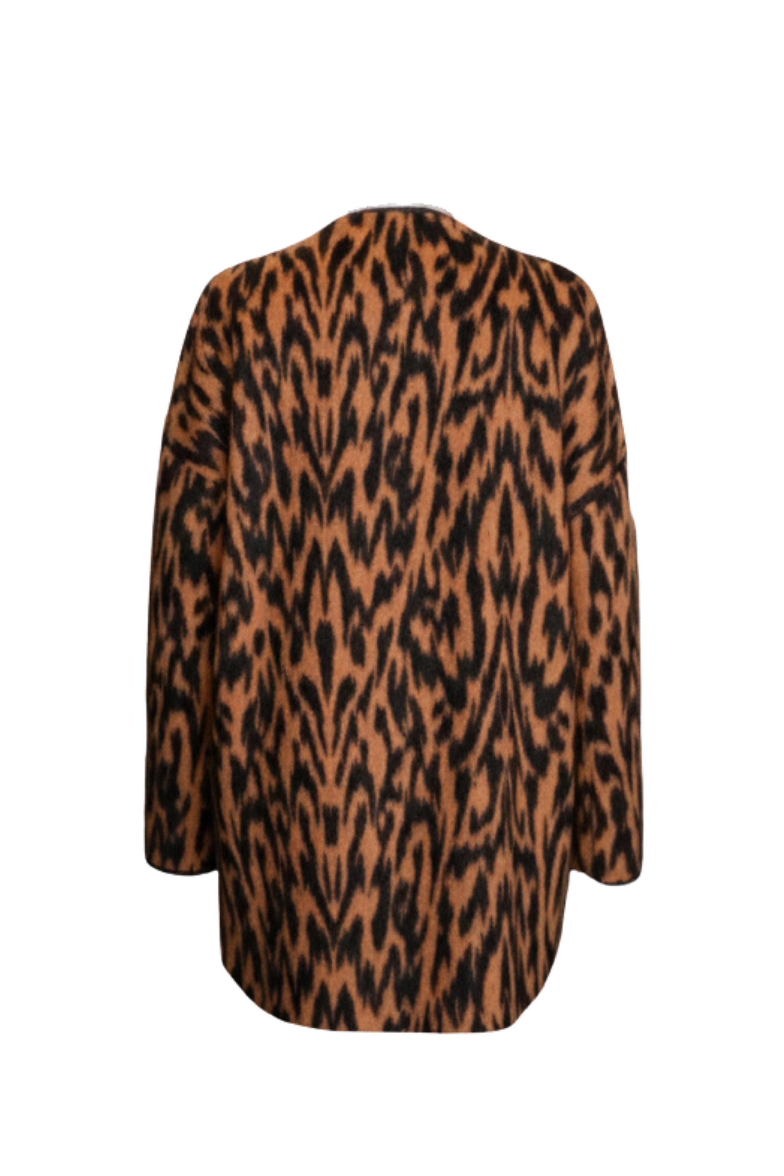 "Moiree" Jacquard Short Coat