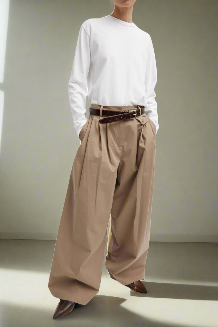 TIBI Tripple Pleat Pants