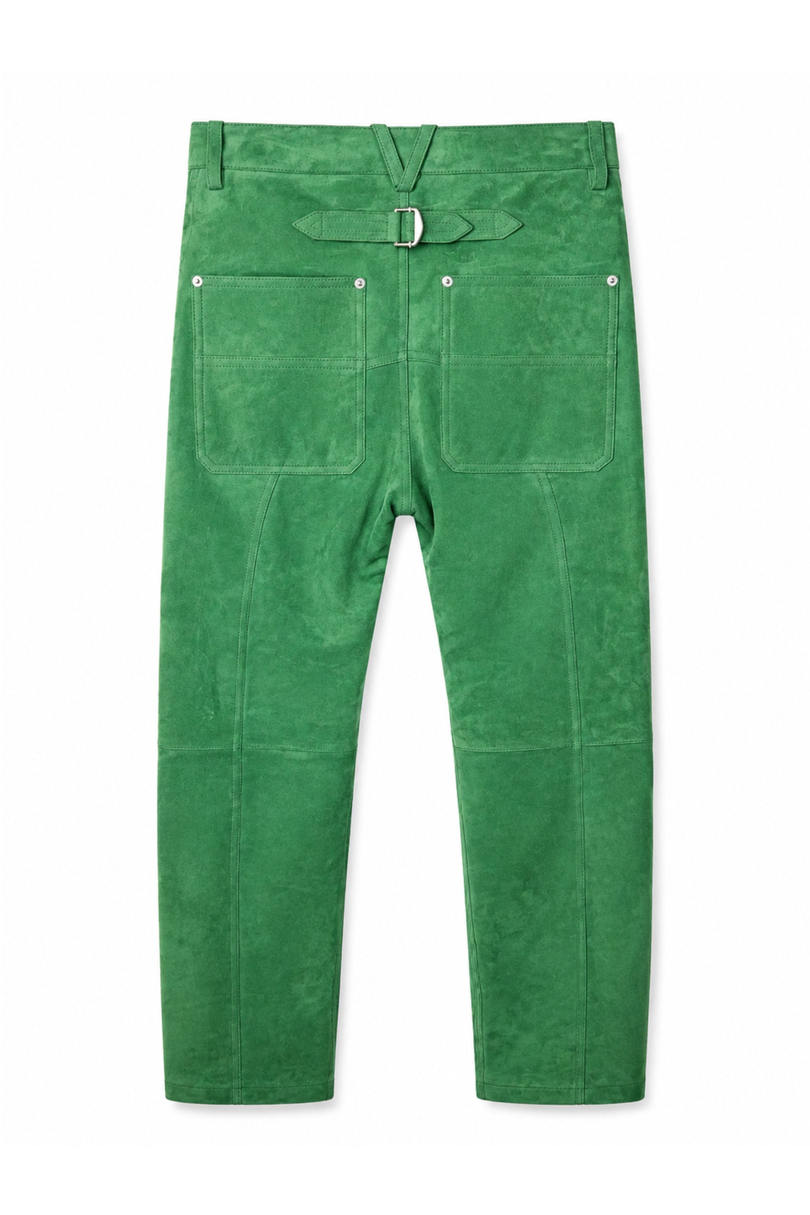Suede Leather Trousers