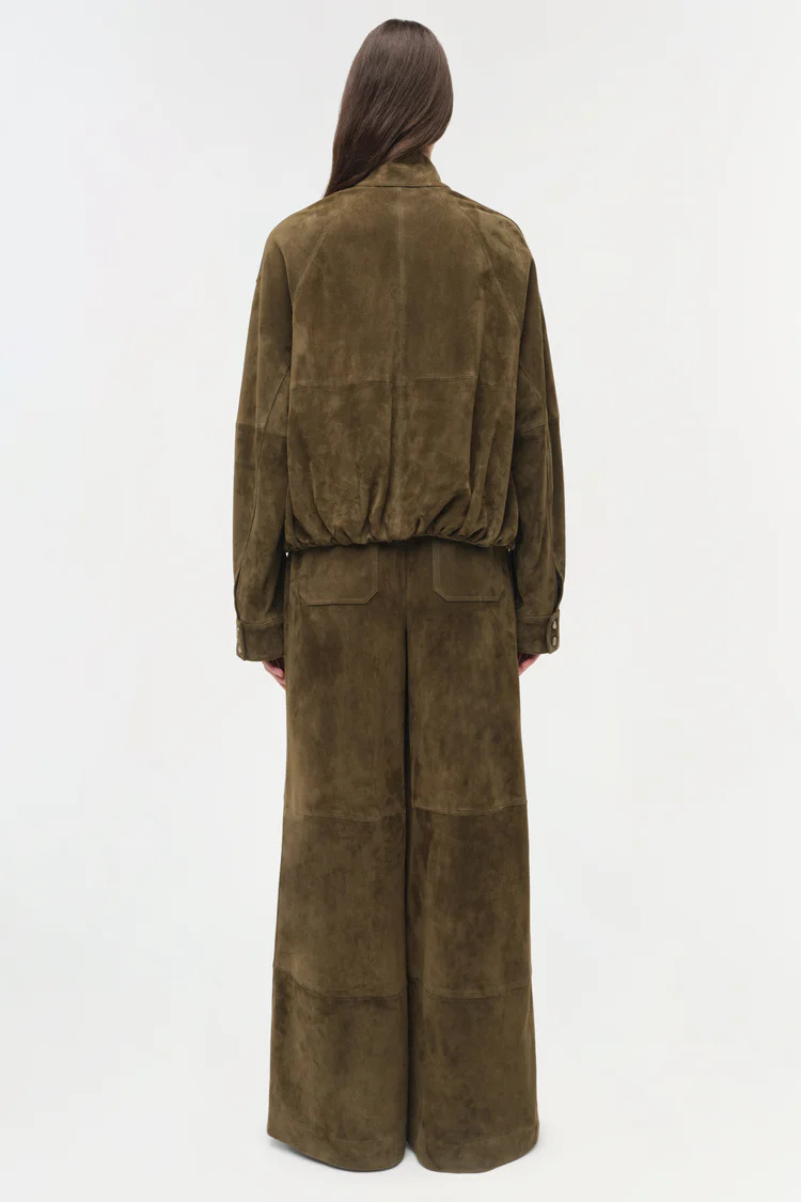 Albie Suede Pant in Ivy