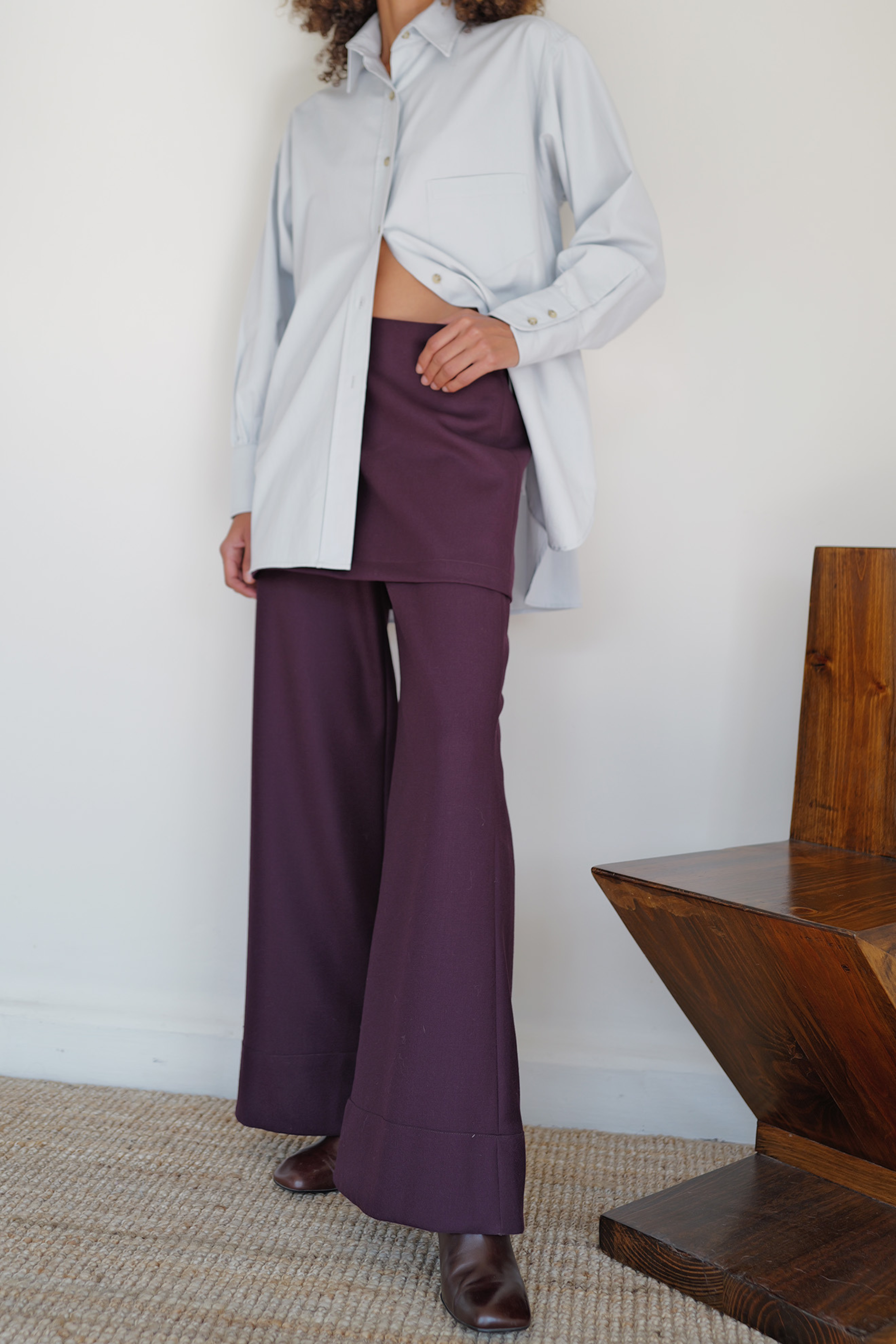 Combination Trouser - Plum