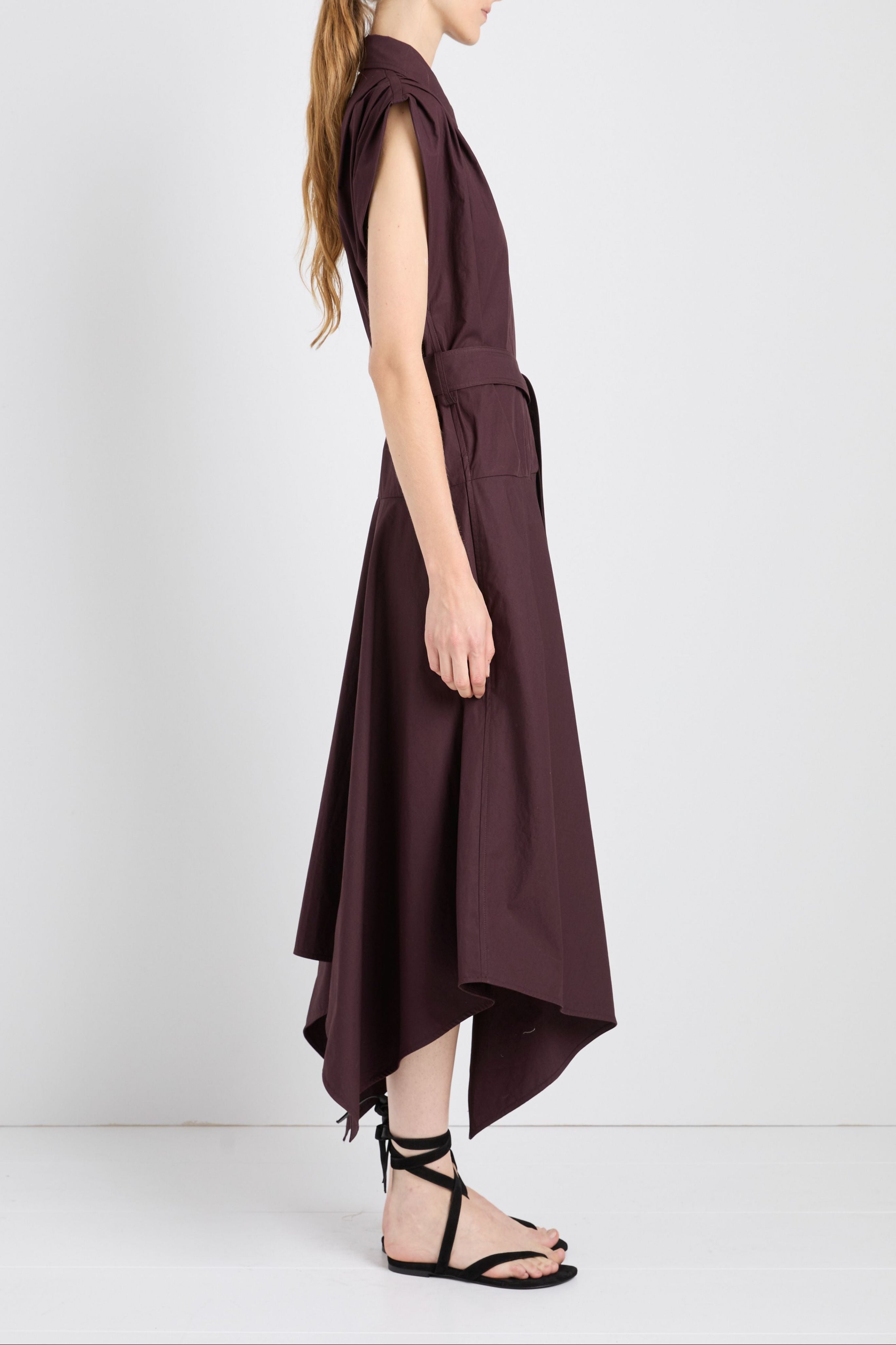 Adinna Dress in Classic Cotton Shirting