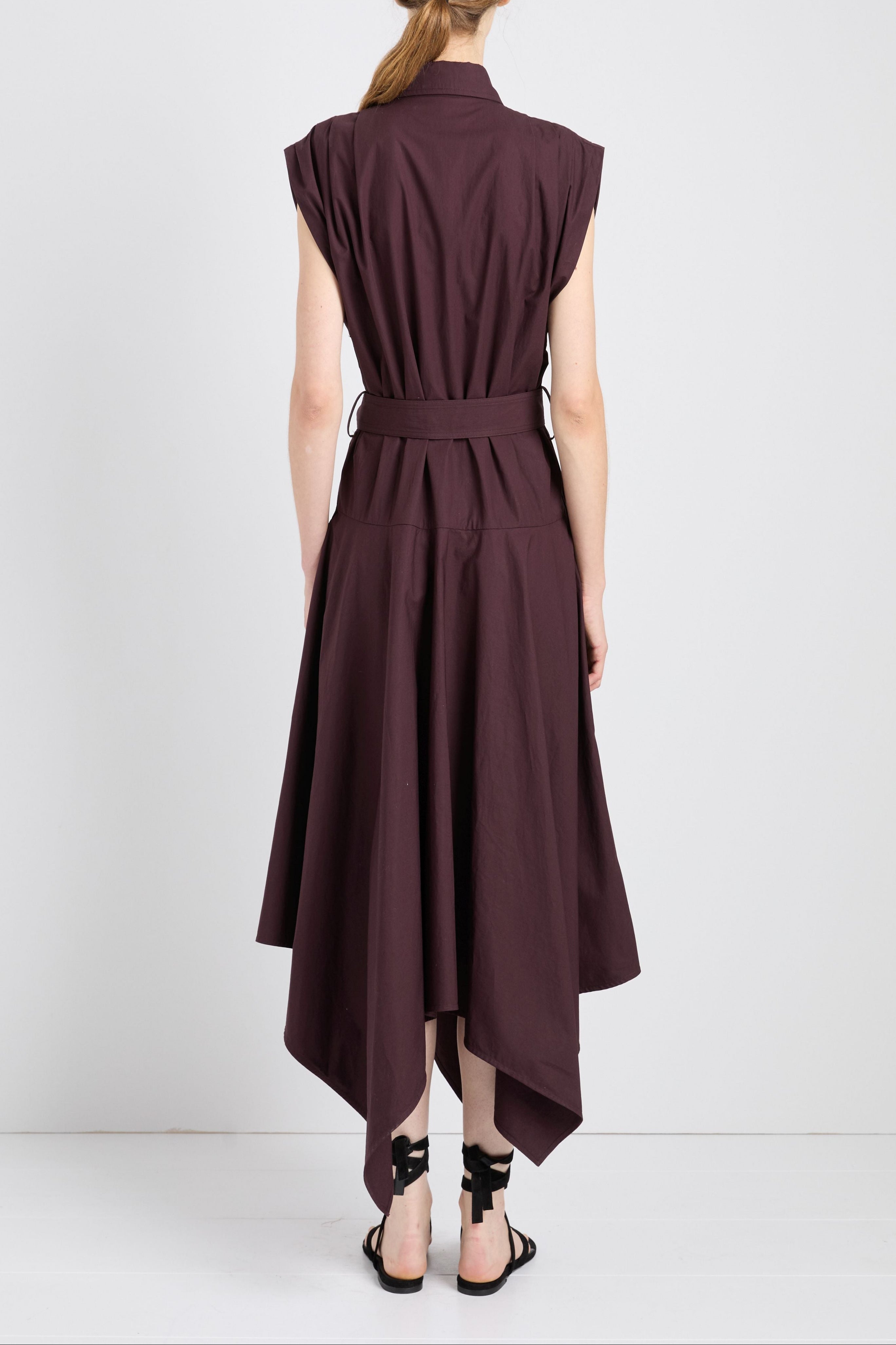 Adinna Dress in Classic Cotton Shirting