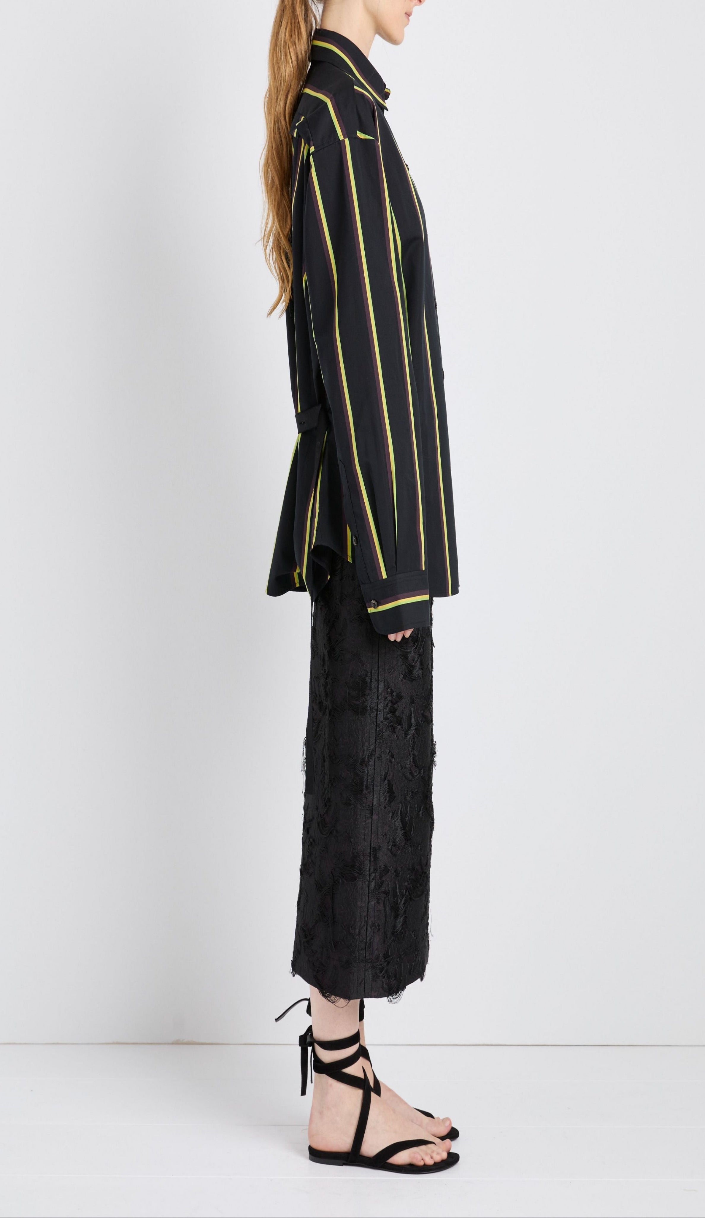 Alia Top in Cotton Silk Shirting