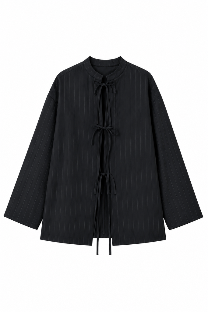 The Pinstripe Tie Tunic