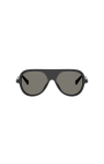 Celine Thin Sunglasses - Shiny Black / Smoke
