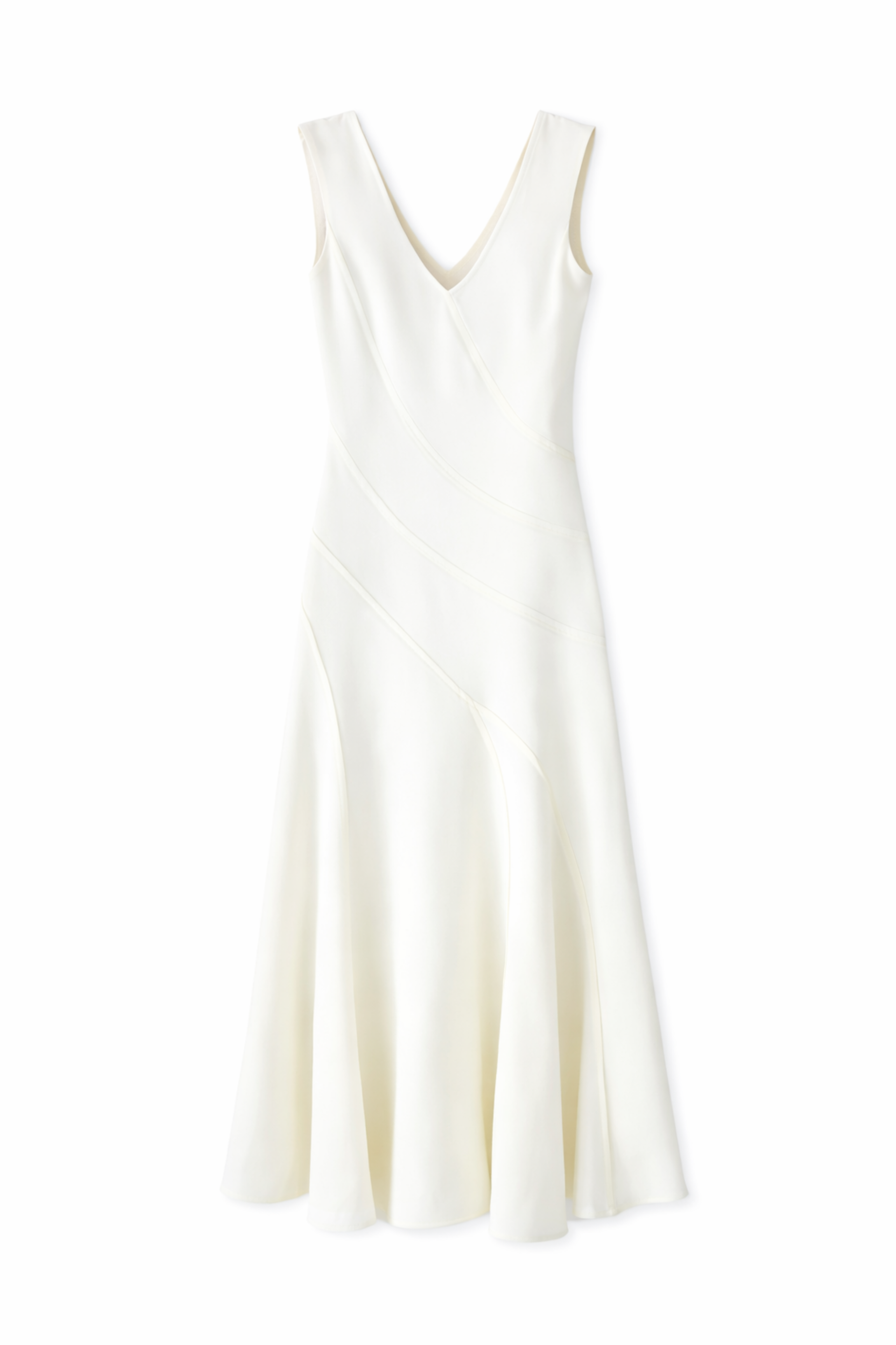 Romana Dress in Matte Double Crepe