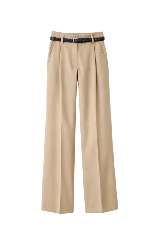 Halima Pant in Wool Gabardine