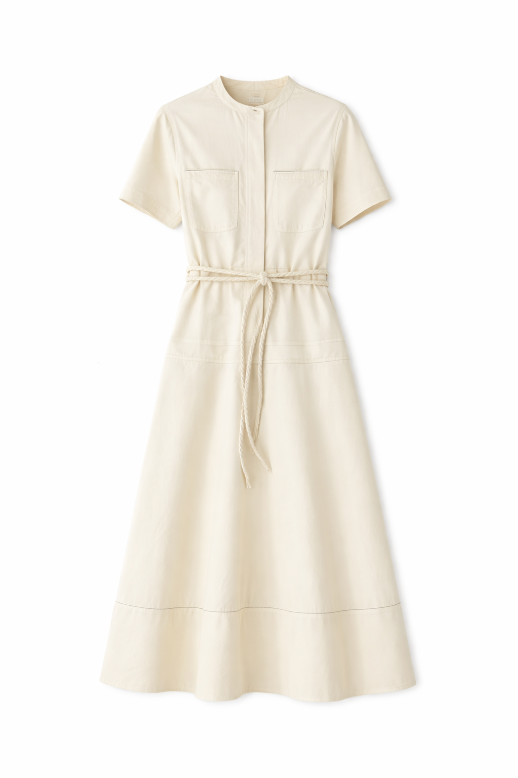 Elizabeth Dress in Solid Cotton Linen