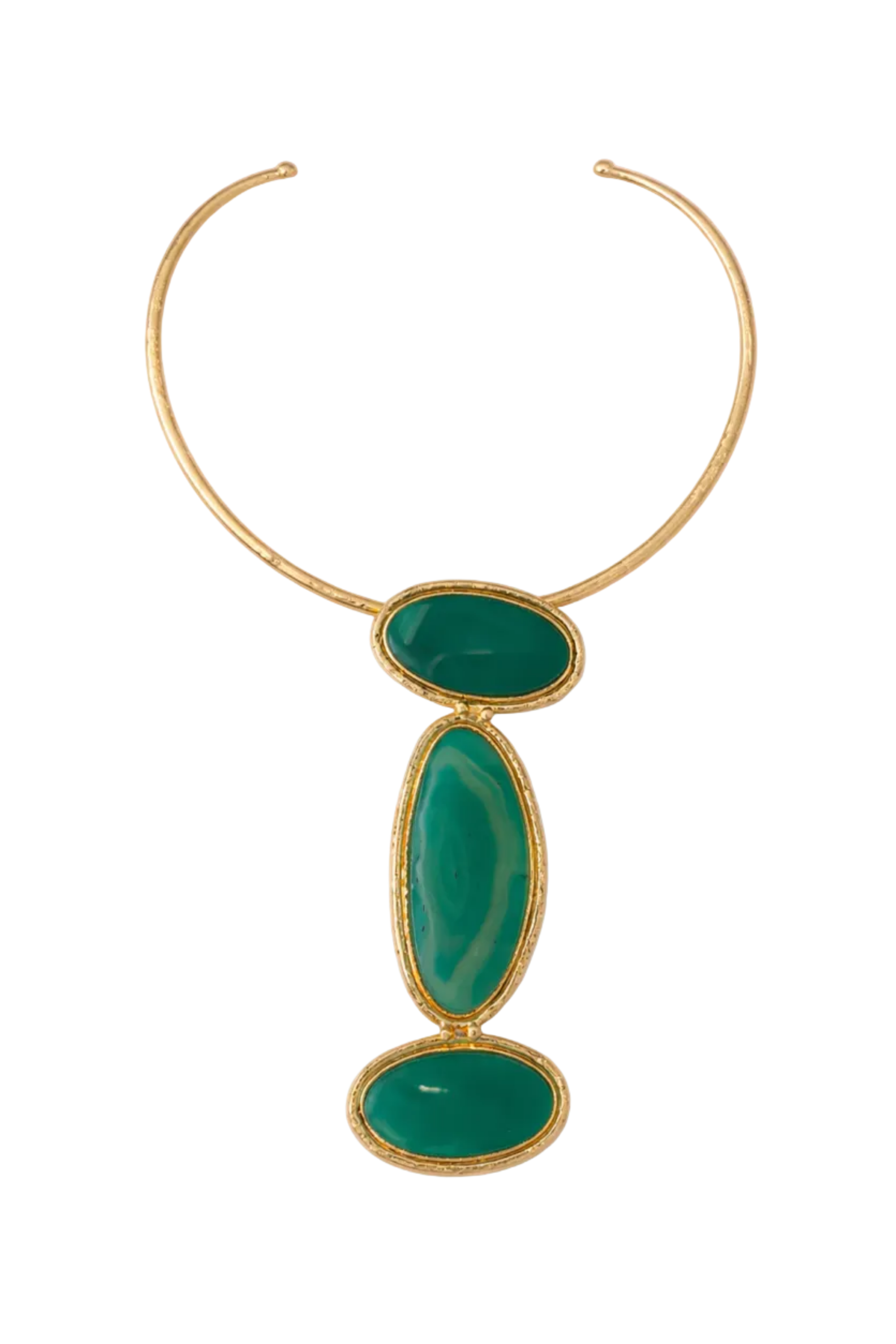 Dakota Green Agate Necklace