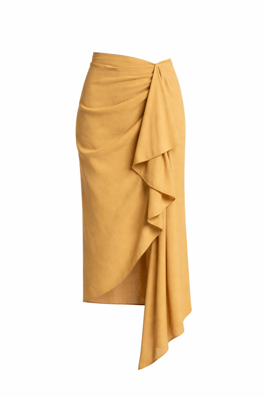 Cascade Skirt in Brown