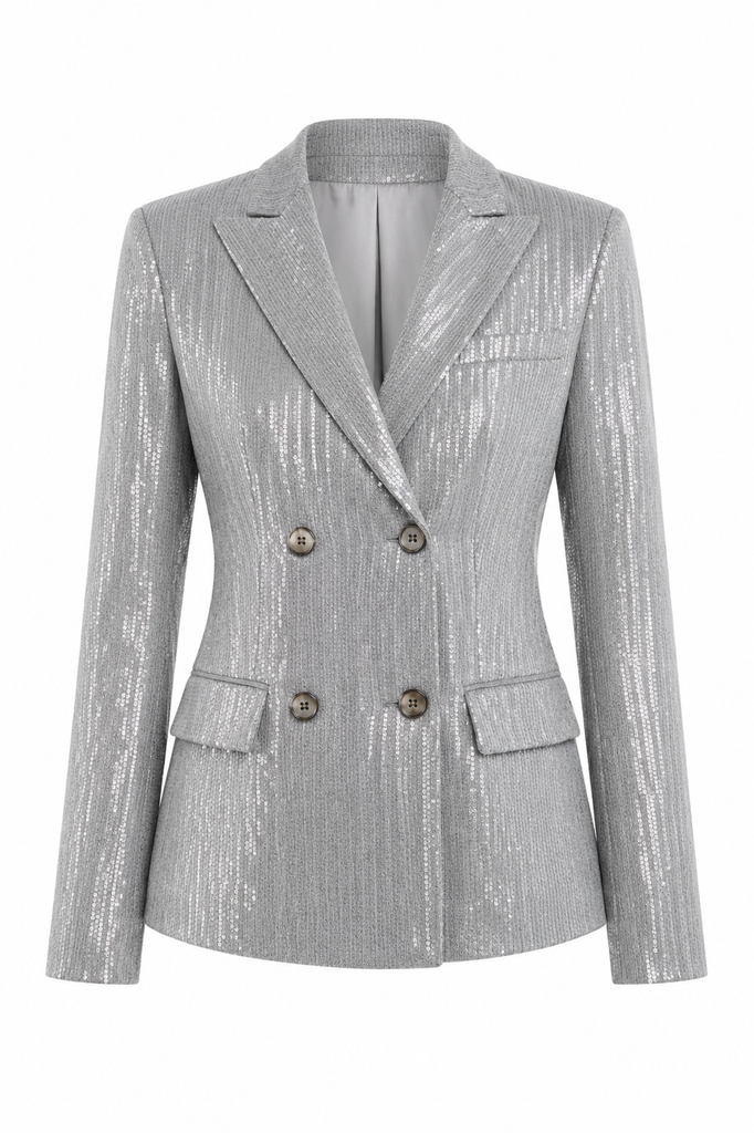 Pinstripe Double Breasted Jacket