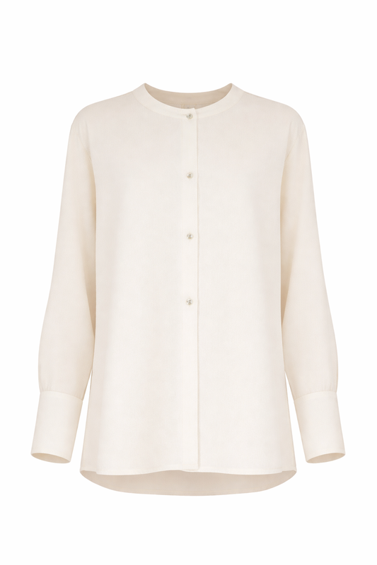 Crepe Cardigan Blouse