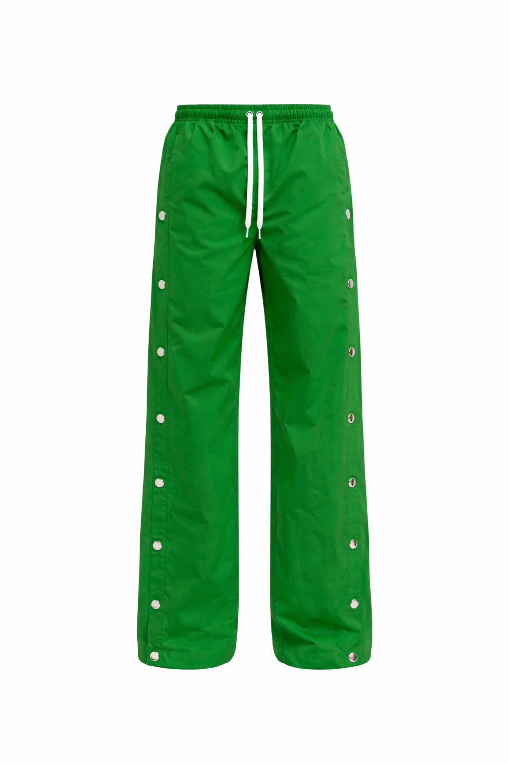 Nylon Snap Pull On Jogger Pants