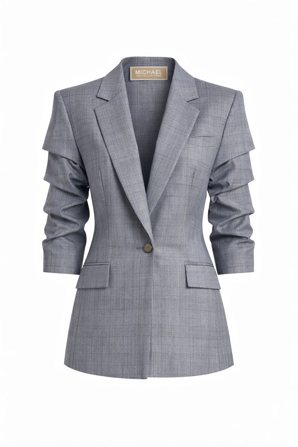 Crushed Sleeve Blazer