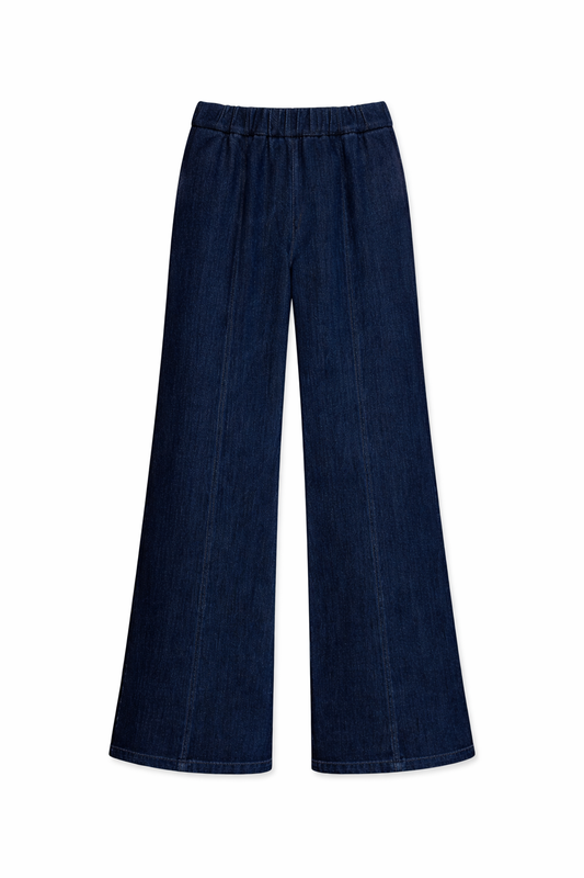 Denim Palazzo Pants