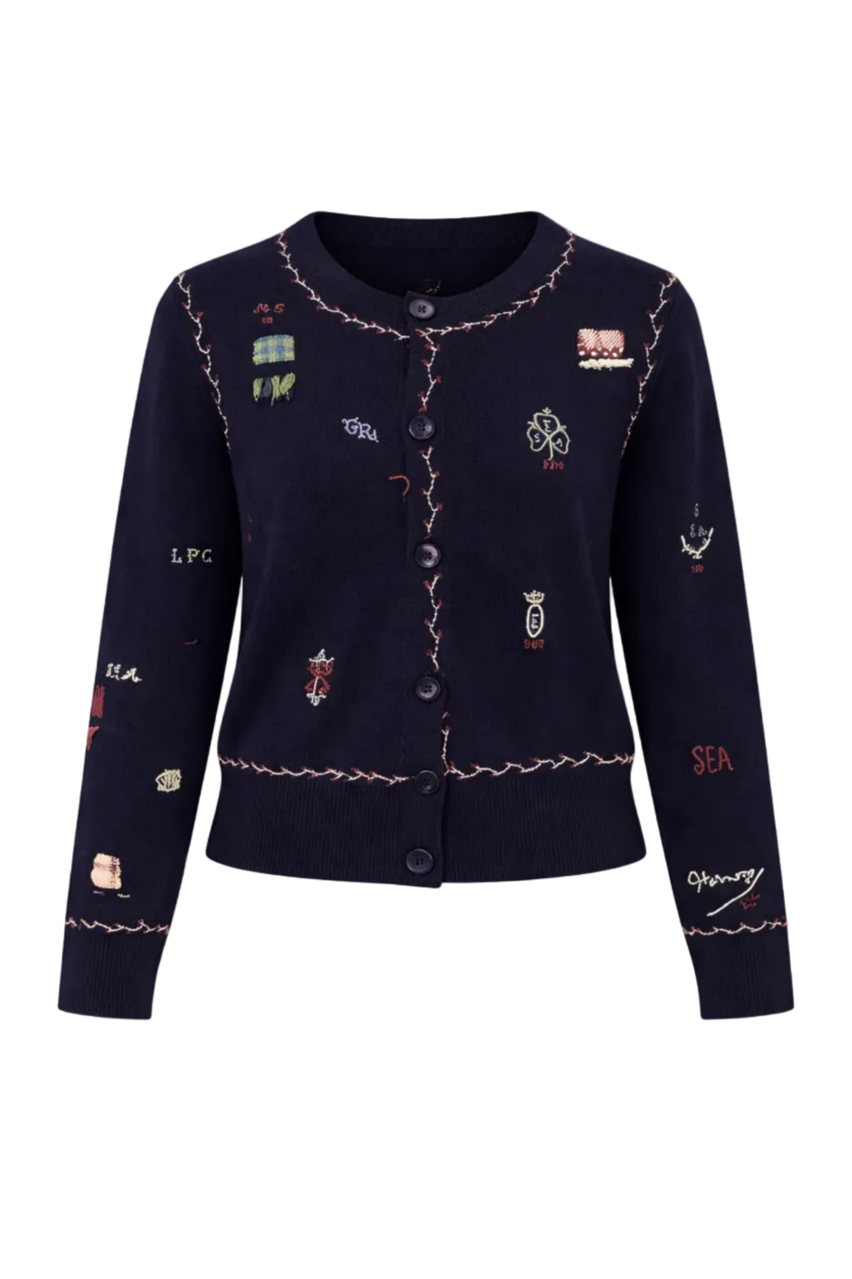 Claira Embroidered Cardigan