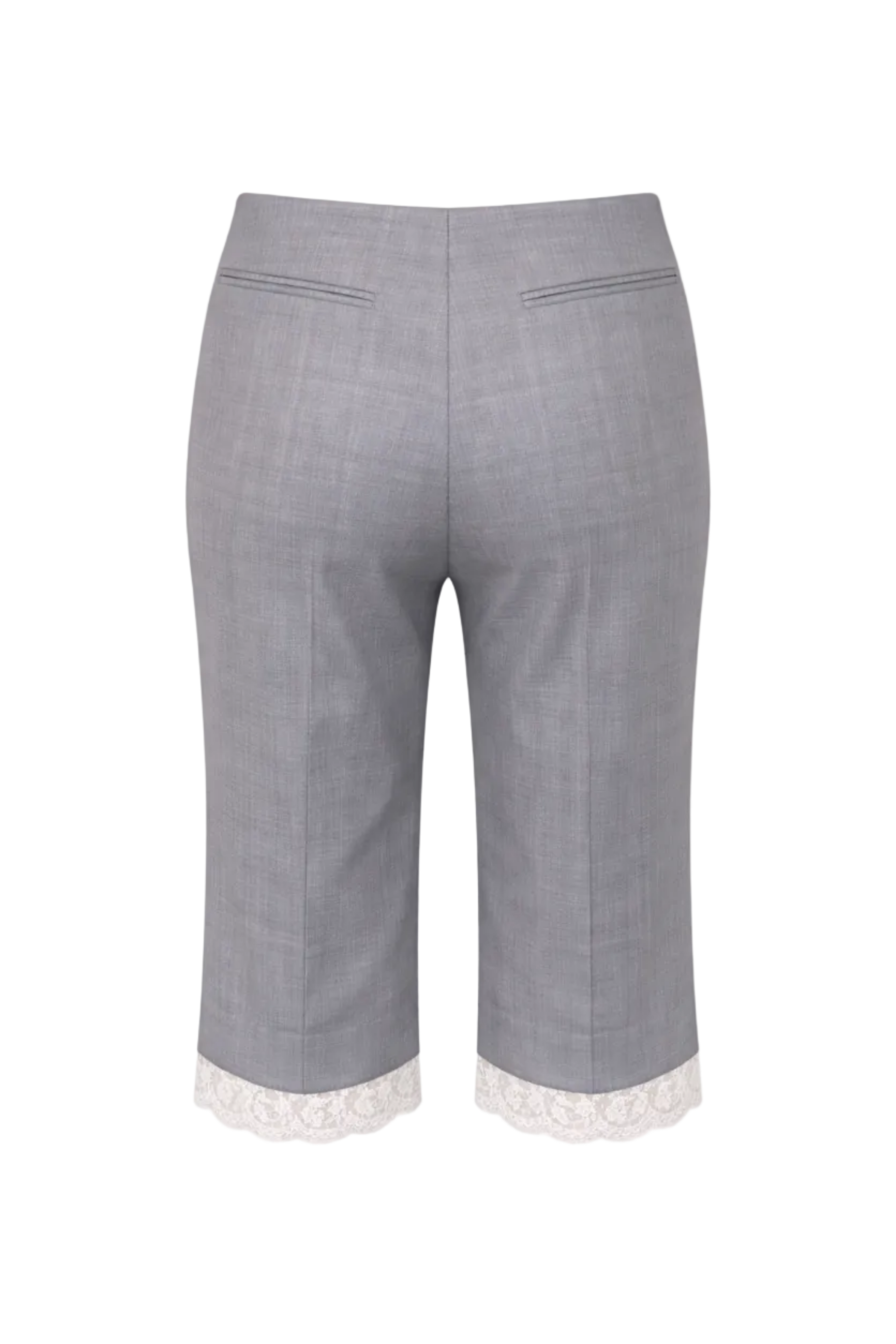 Fiora Tropical Wool Capri Pants