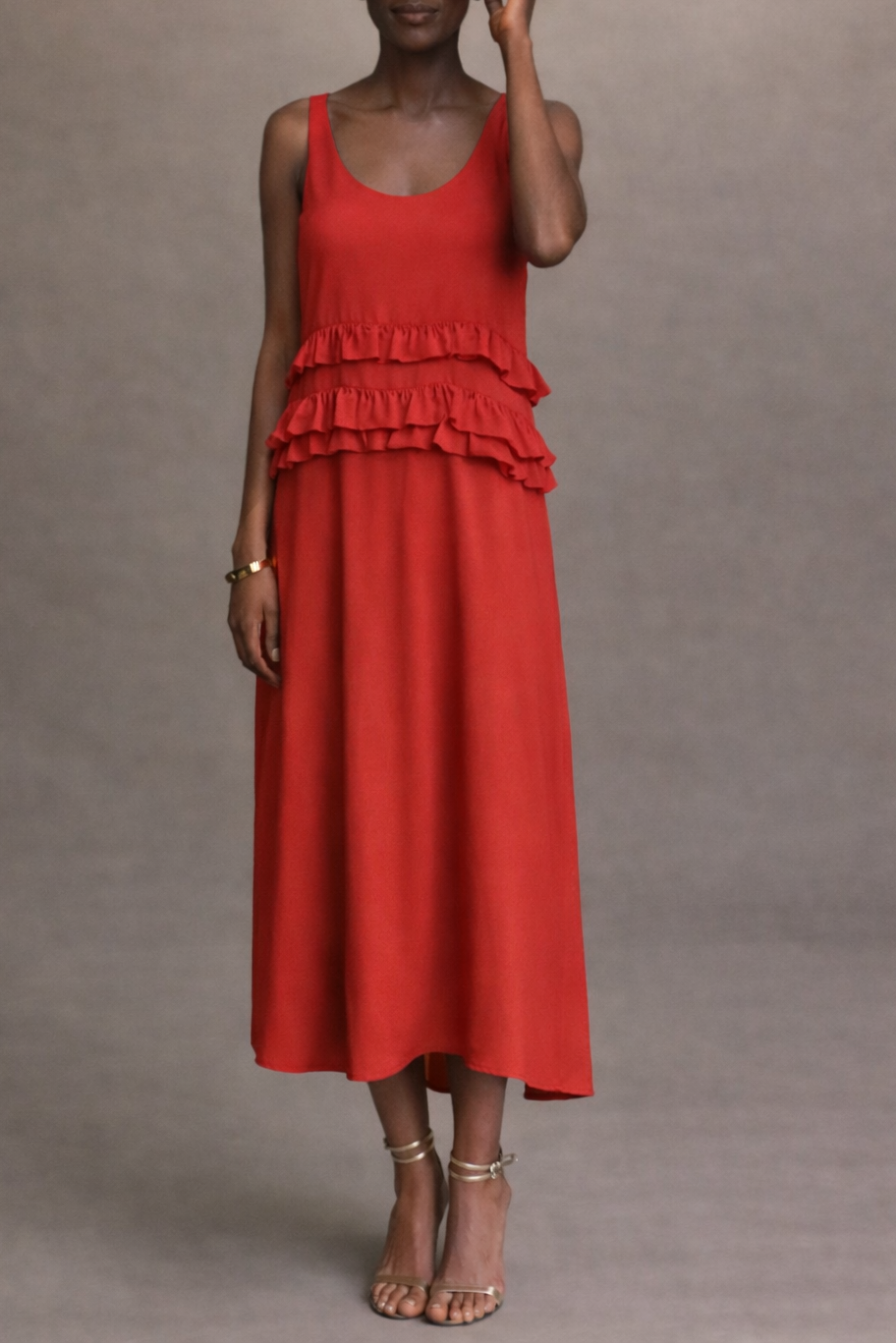 Ko Chiffon Maxi Dress