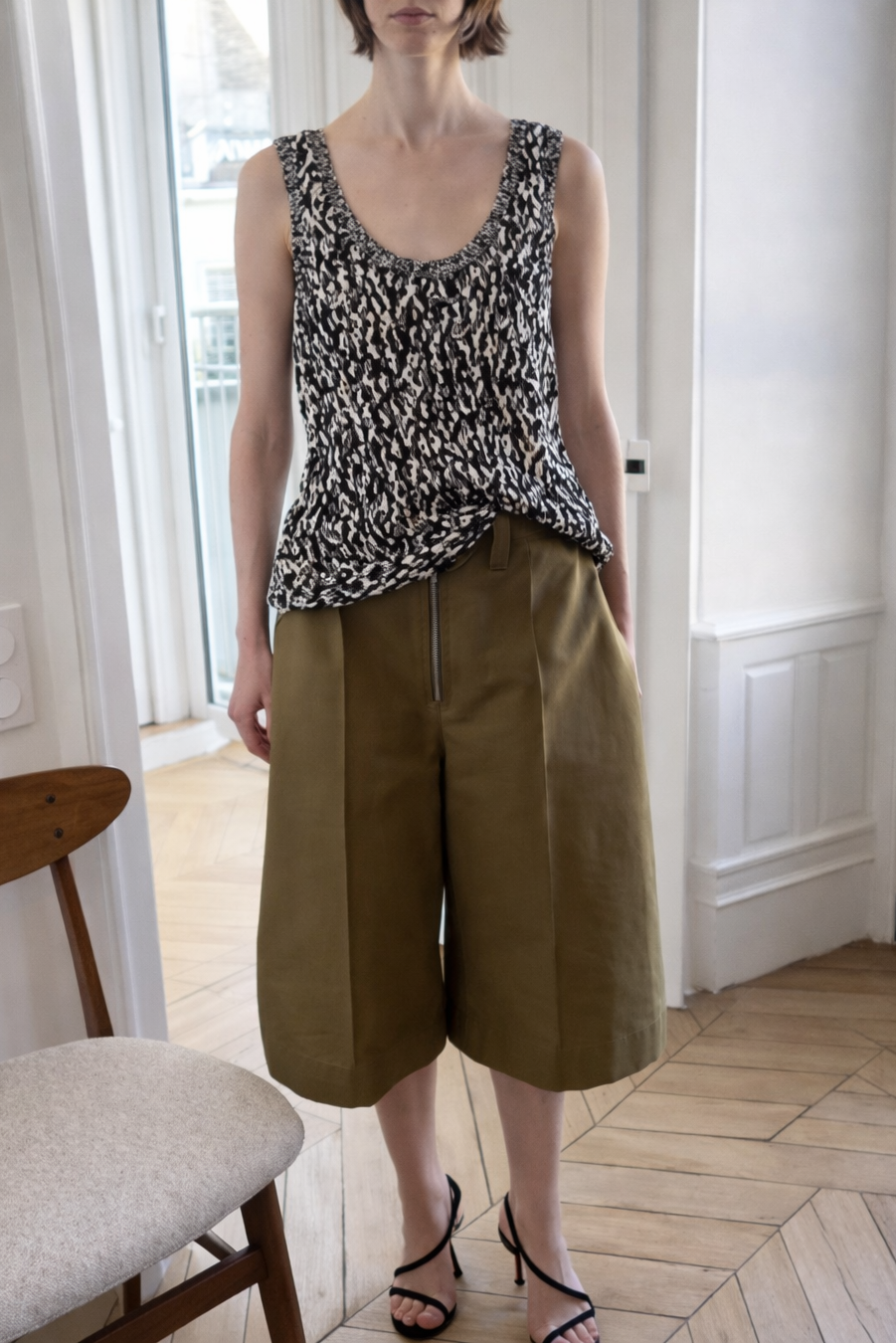 Hand Knit Marled Tank