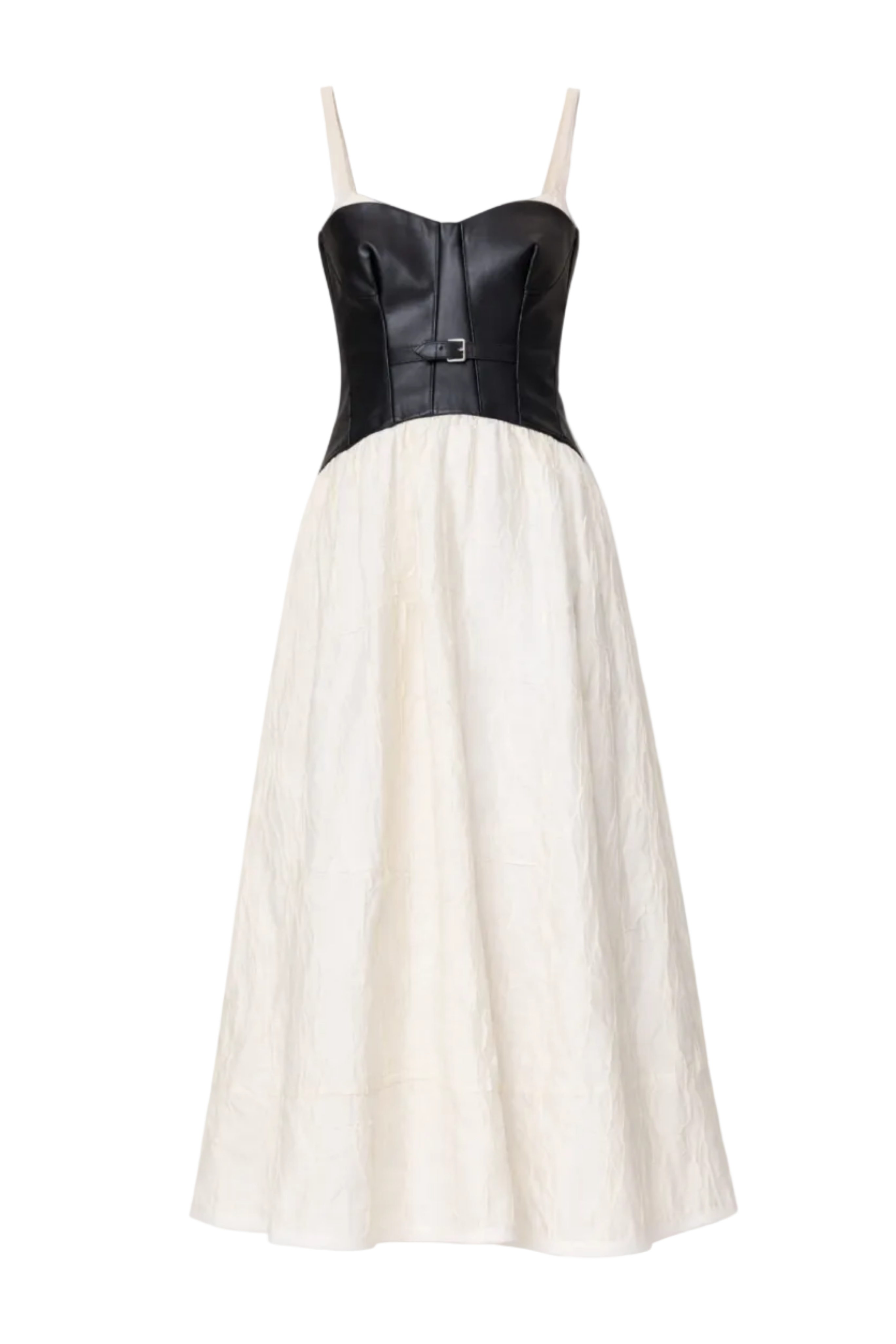 Cortland Belted Bustier Midi Dress