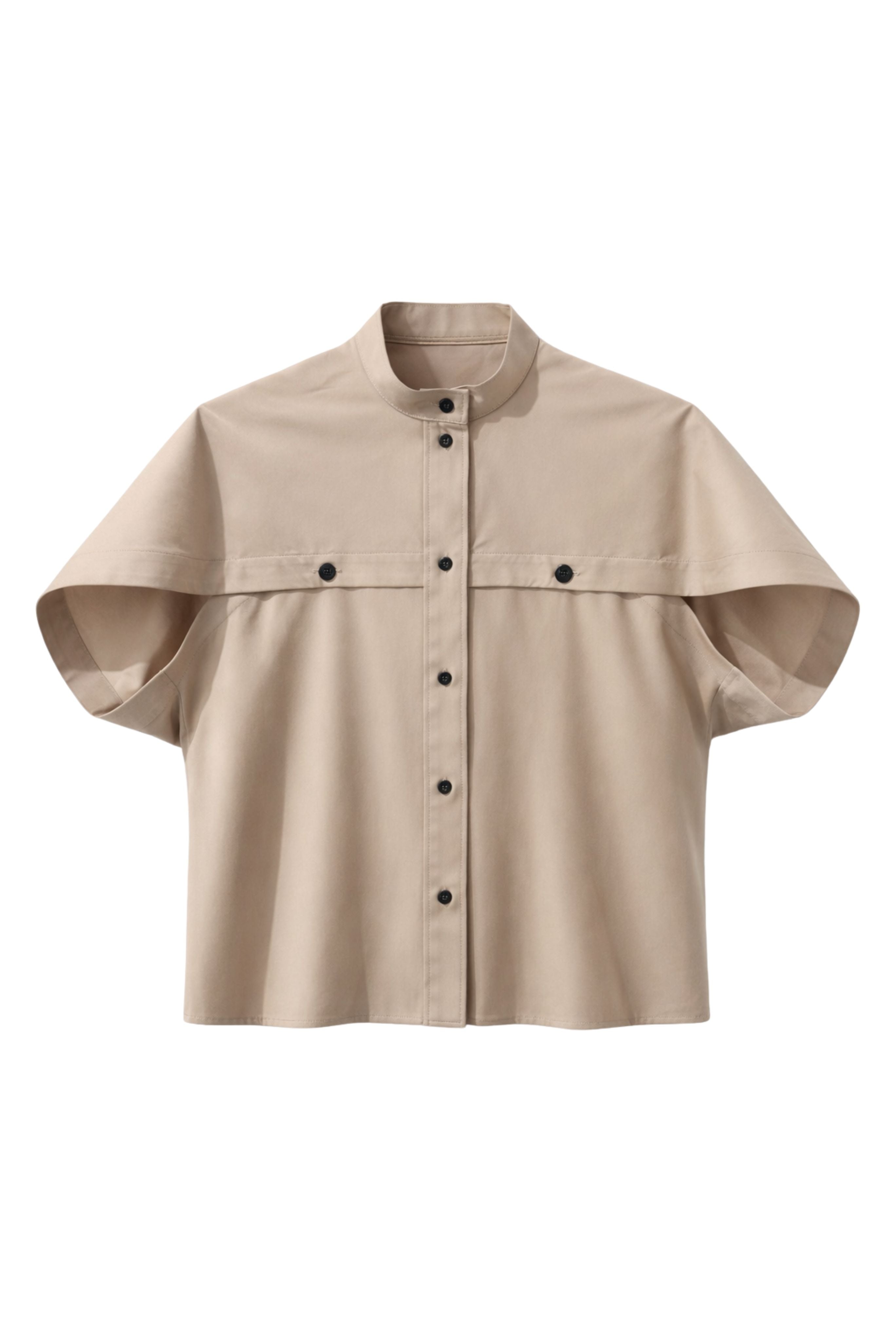 Organic Stretch Cotton Poplin Shirt