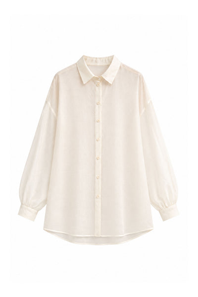 Summer Voile Oversized Shirt by Tibi | McMullen