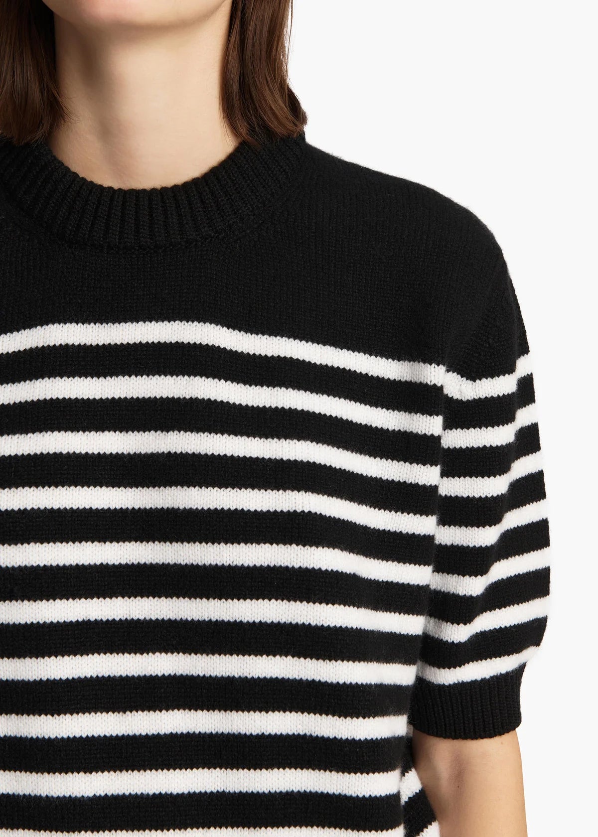 Davin Sweater in Black/White