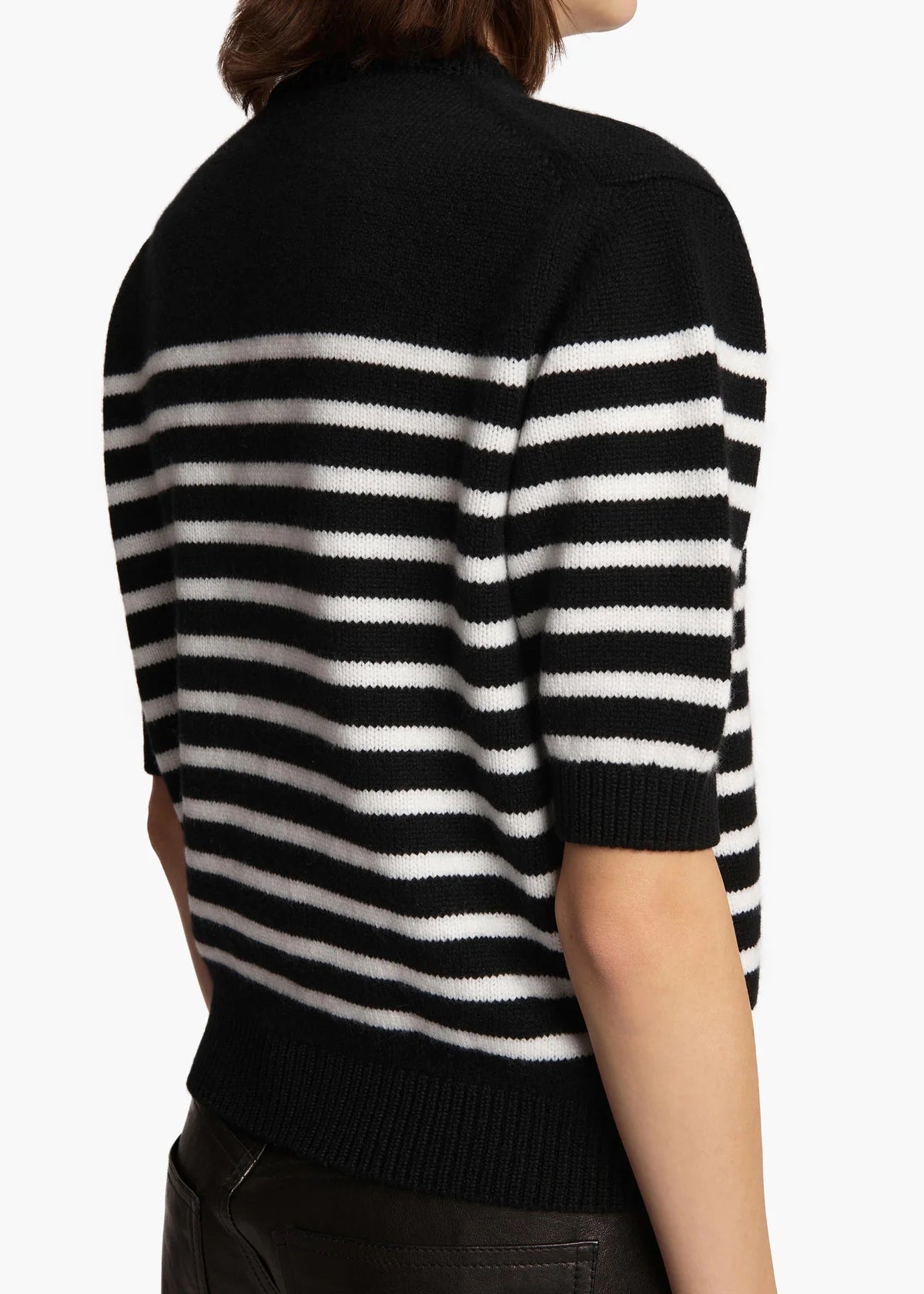 Davin Sweater in Black/White