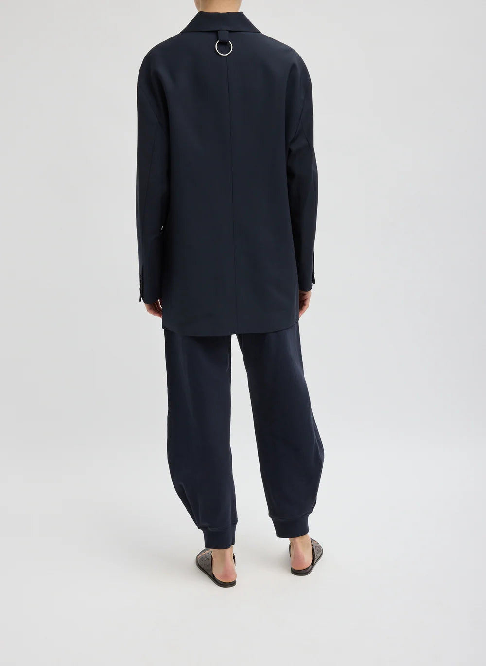 Tropical Wool Liam Blazer - Navy