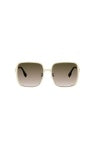 Fendi Line Sunglasses - Gold / Other / Gradient Brown