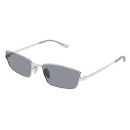 GG2177S Sunglasses - Silver/Silver/Grey